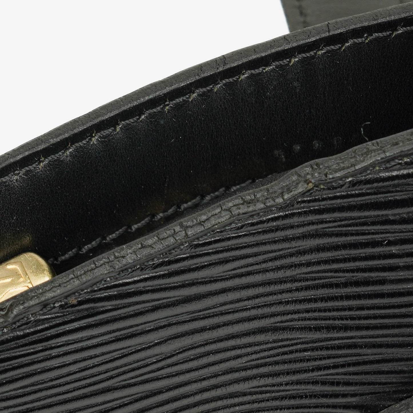 Louis Vuitton Black EPI Leather Saint Jacques GM Shoulder Bag