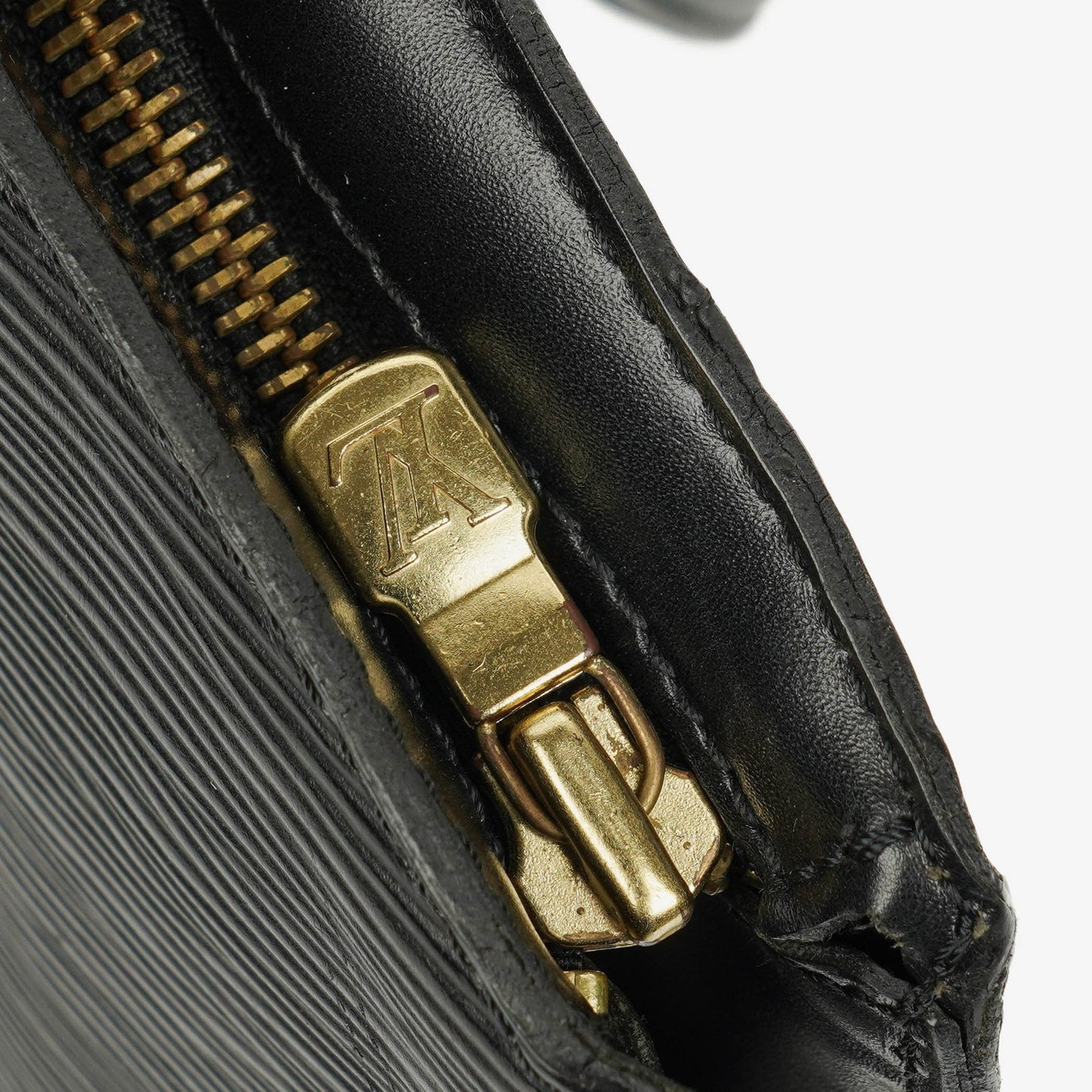 Louis Vuitton Black EPI Leather Saint Jacques GM Shoulder Bag