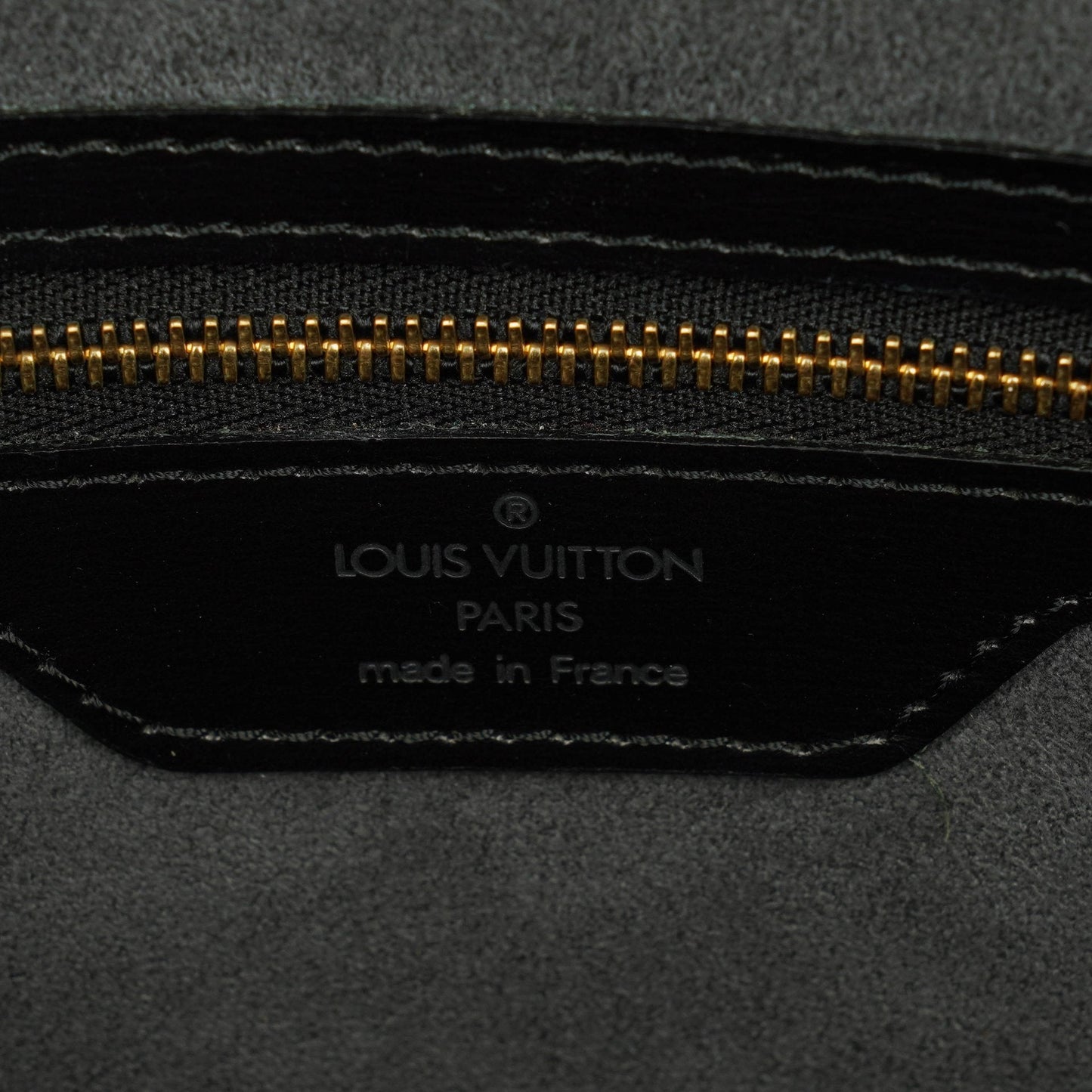 Louis Vuitton Black EPI Leather Saint Jacques GM Shoulder Bag