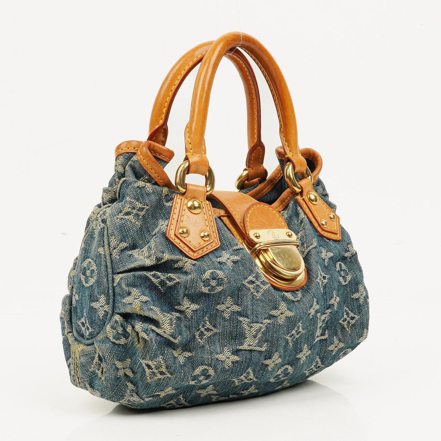 Louis Vuitton Blue Monogram Denim Pleaty Bag