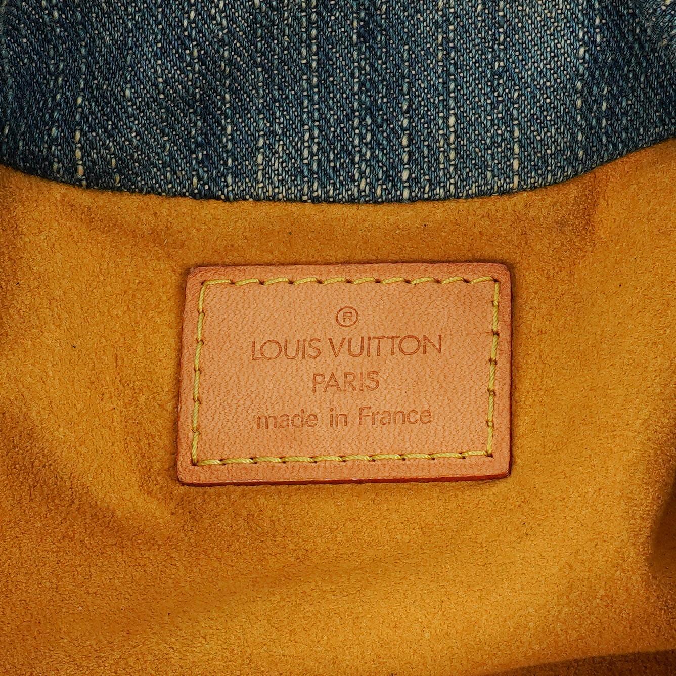Louis Vuitton Blue Monogram Denim Pleaty Bag