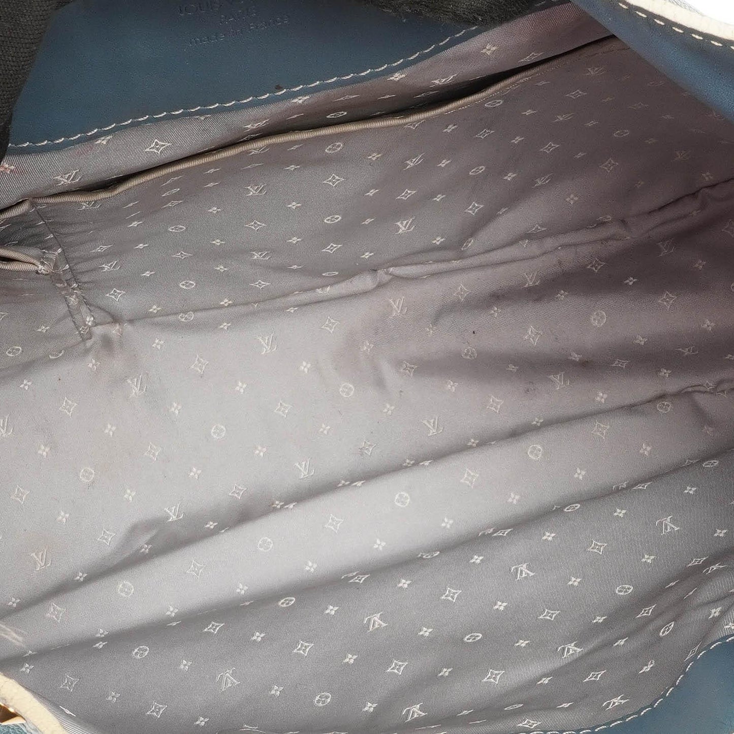 Louis Vuitton Blue Suhali L' Affriolant Bag, 2004