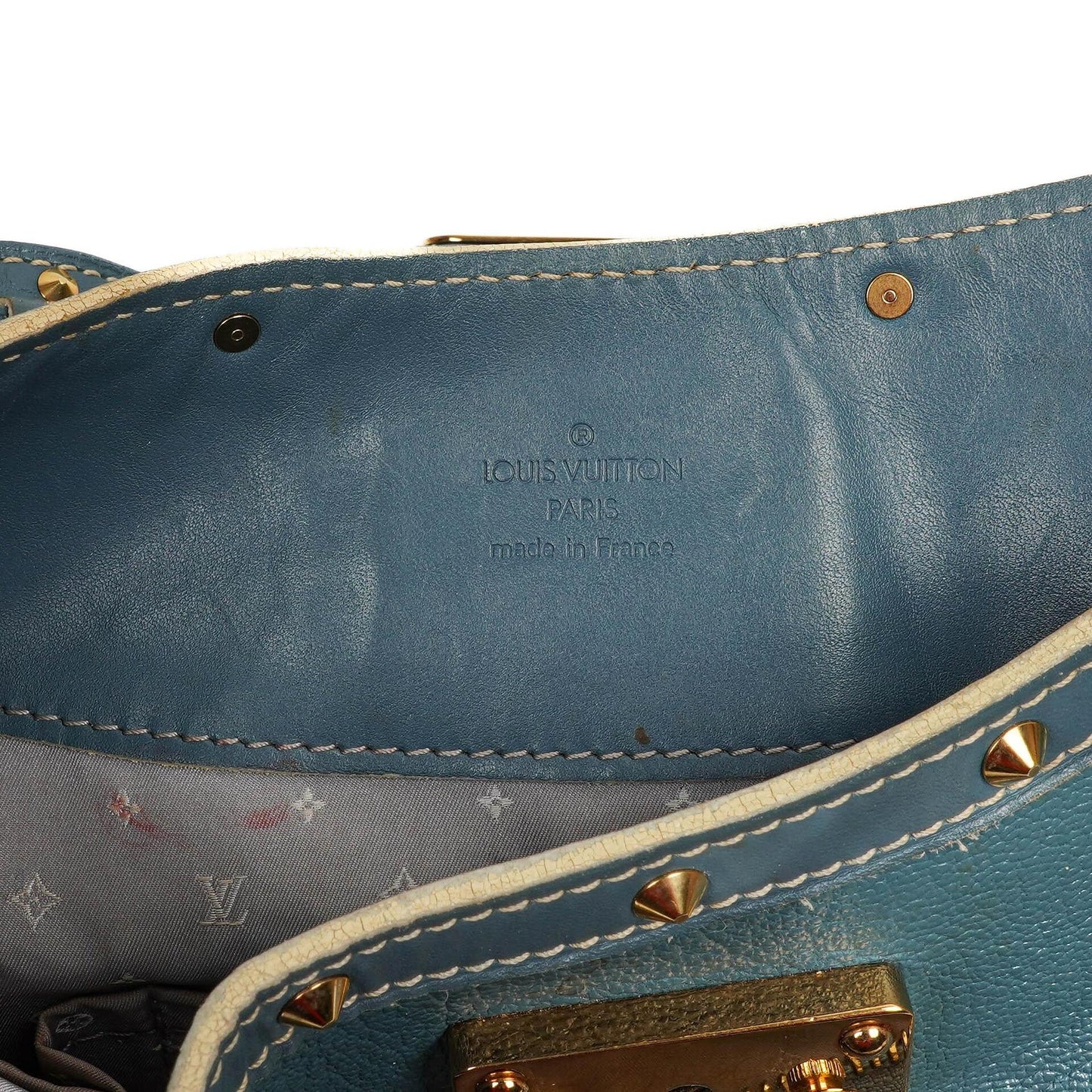 Louis Vuitton Blue Suhali L' Affriolant Bag, 2004