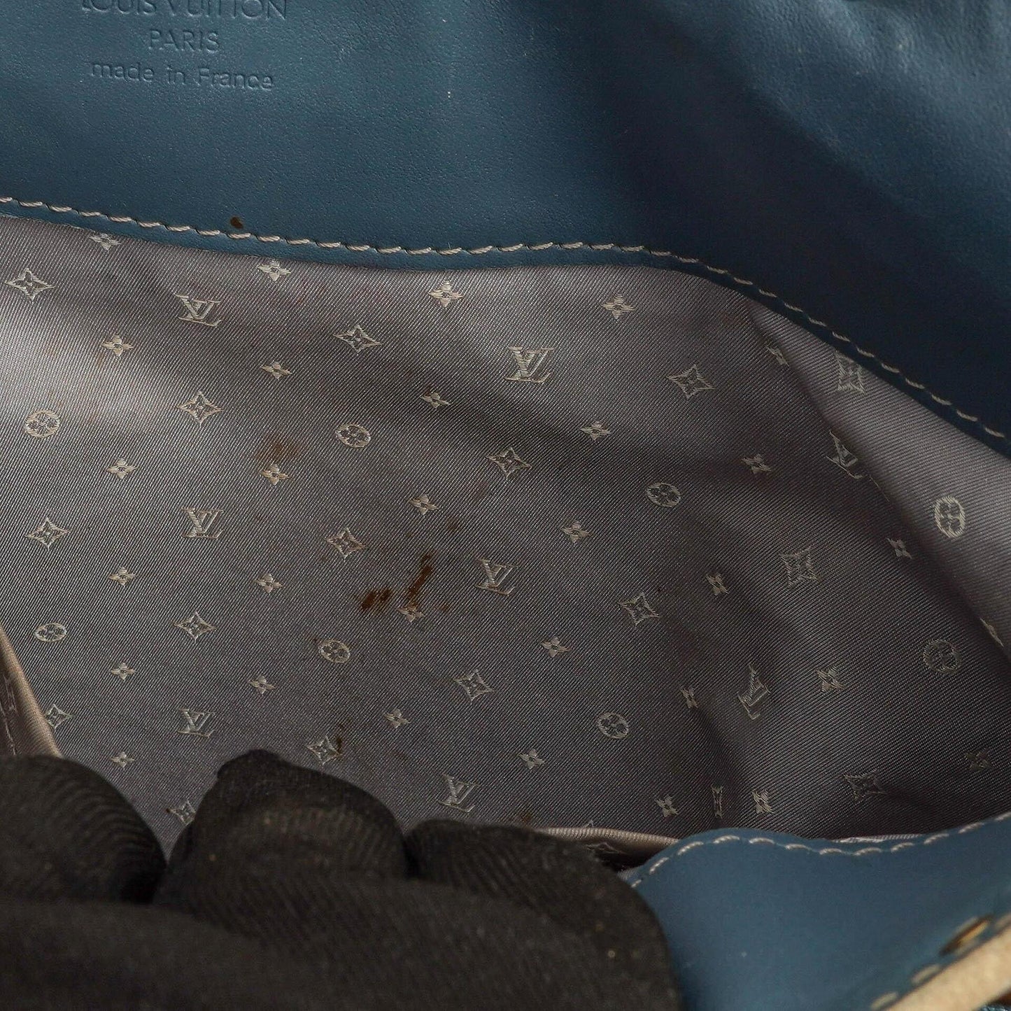 Louis Vuitton Blue Suhali L' Affriolant Bag, 2004