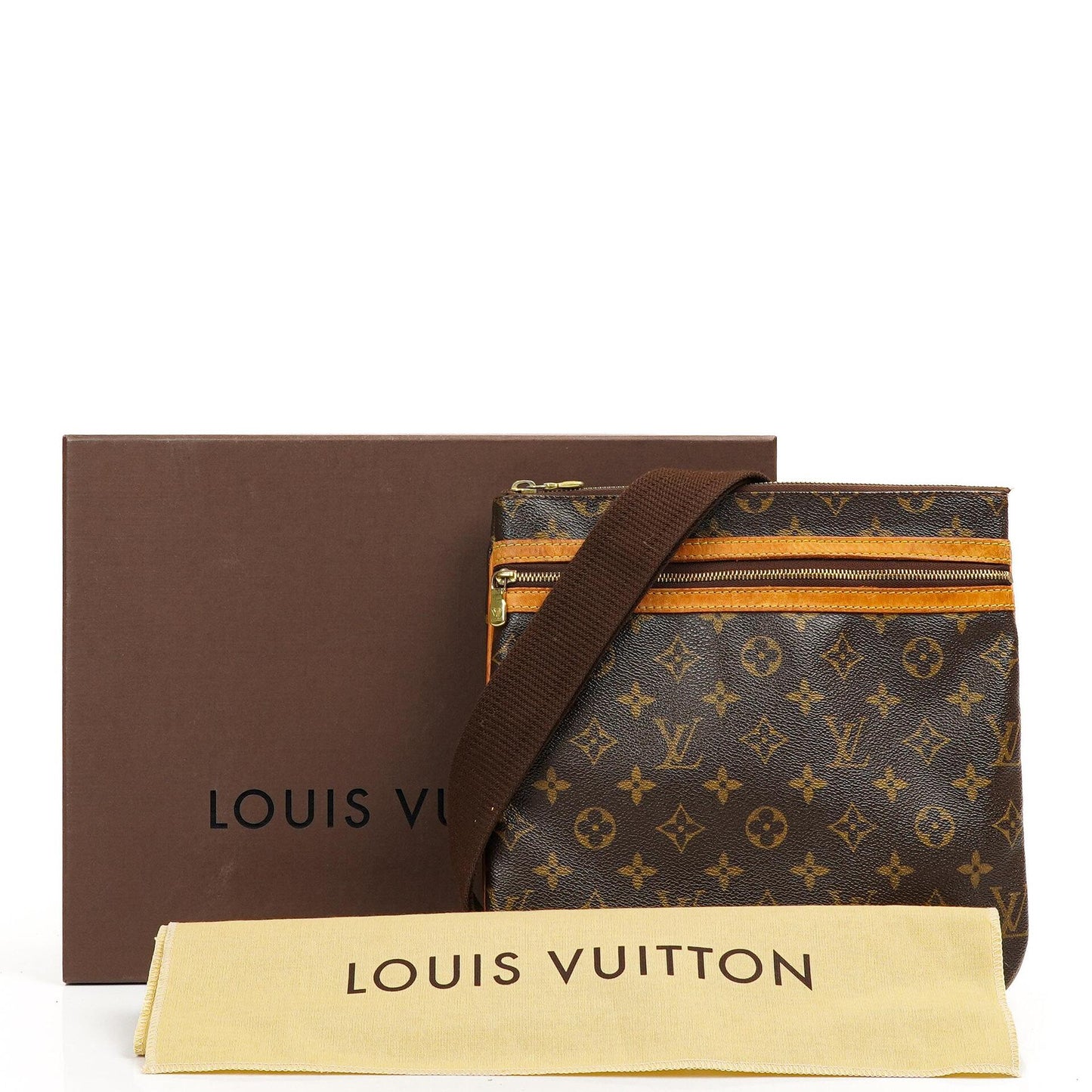 Louis Vuitton Bosphore Pochette Monogram Canvas Crossbody Bag
