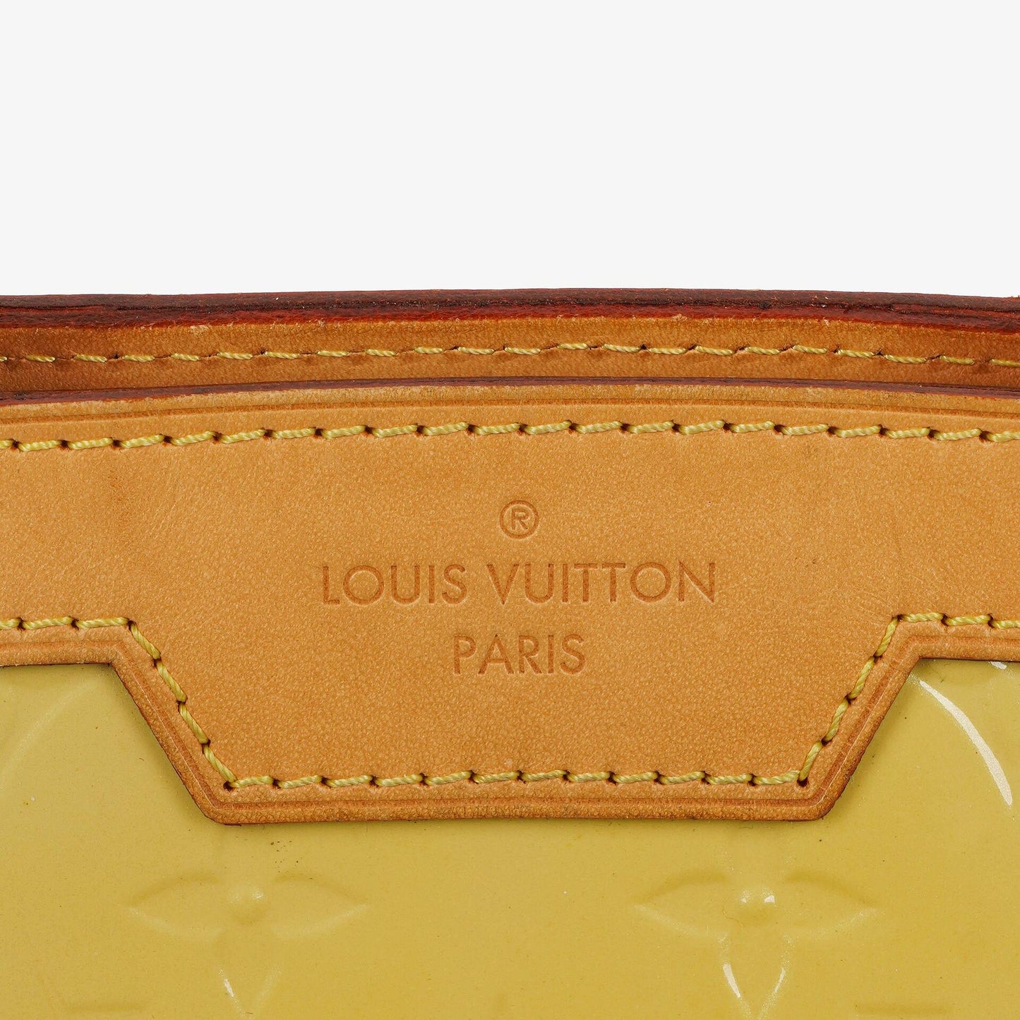 Louis Vuitton Brea MM Citrine Monogram Vernis Bag