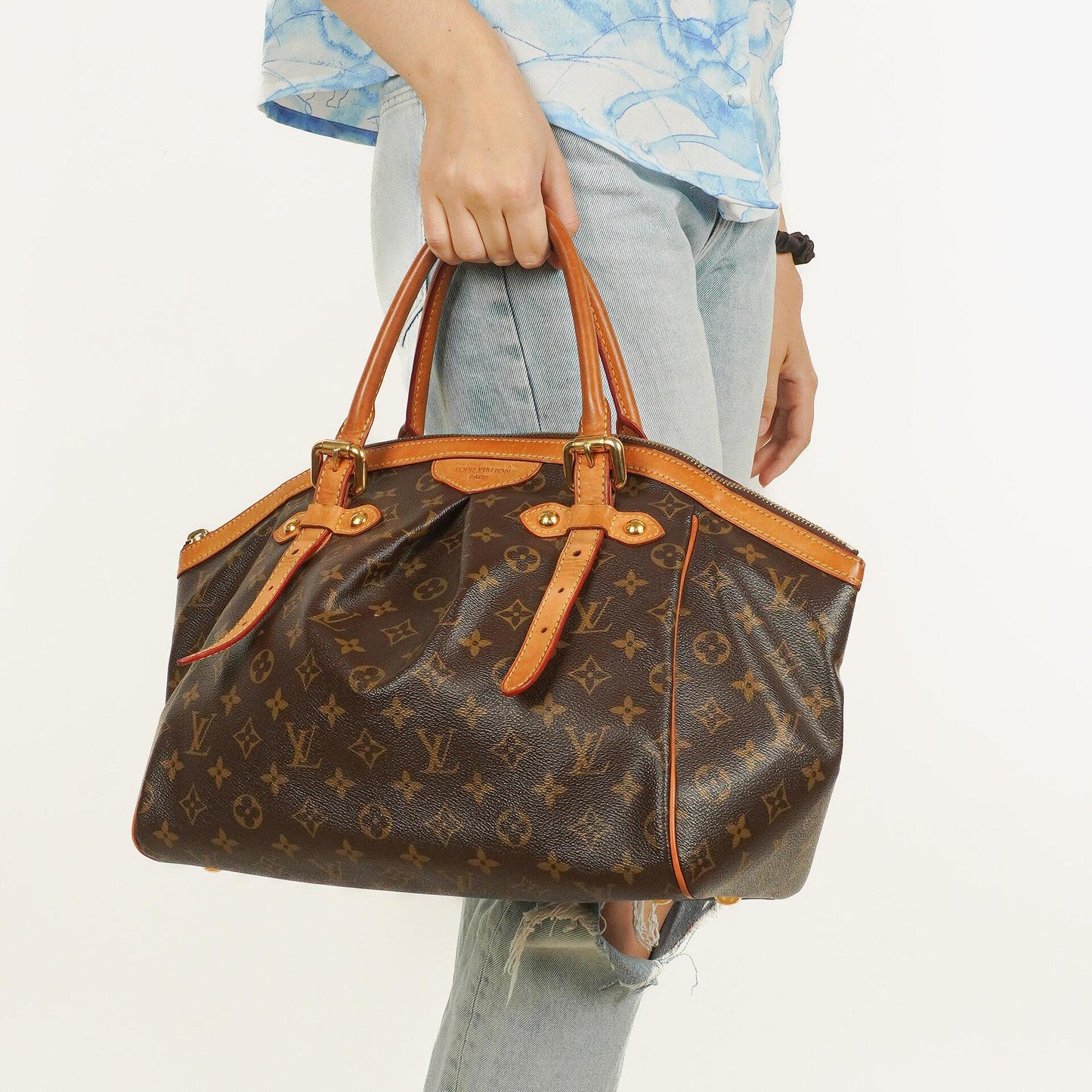 Louis Vuitton Brown Monogram Canvas Tivoli GM Bag