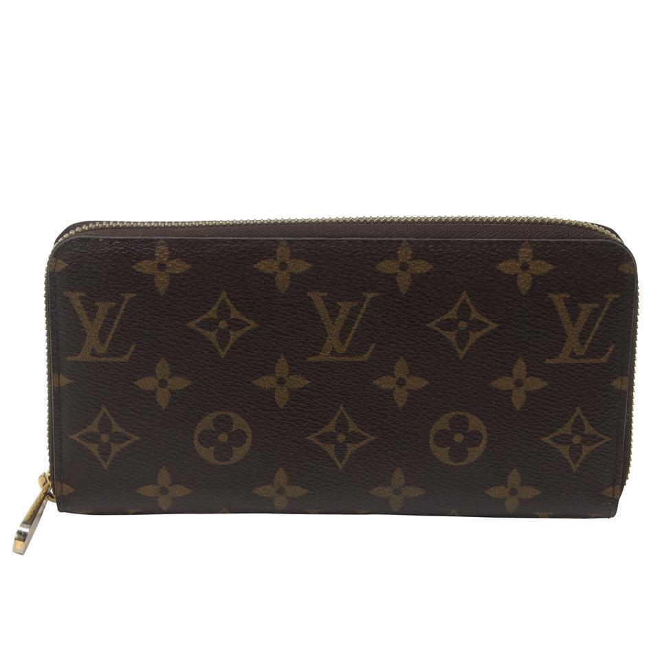 Louis Vuitton Brown Monogram Coated Canvas Zippy Zip Around Wallet