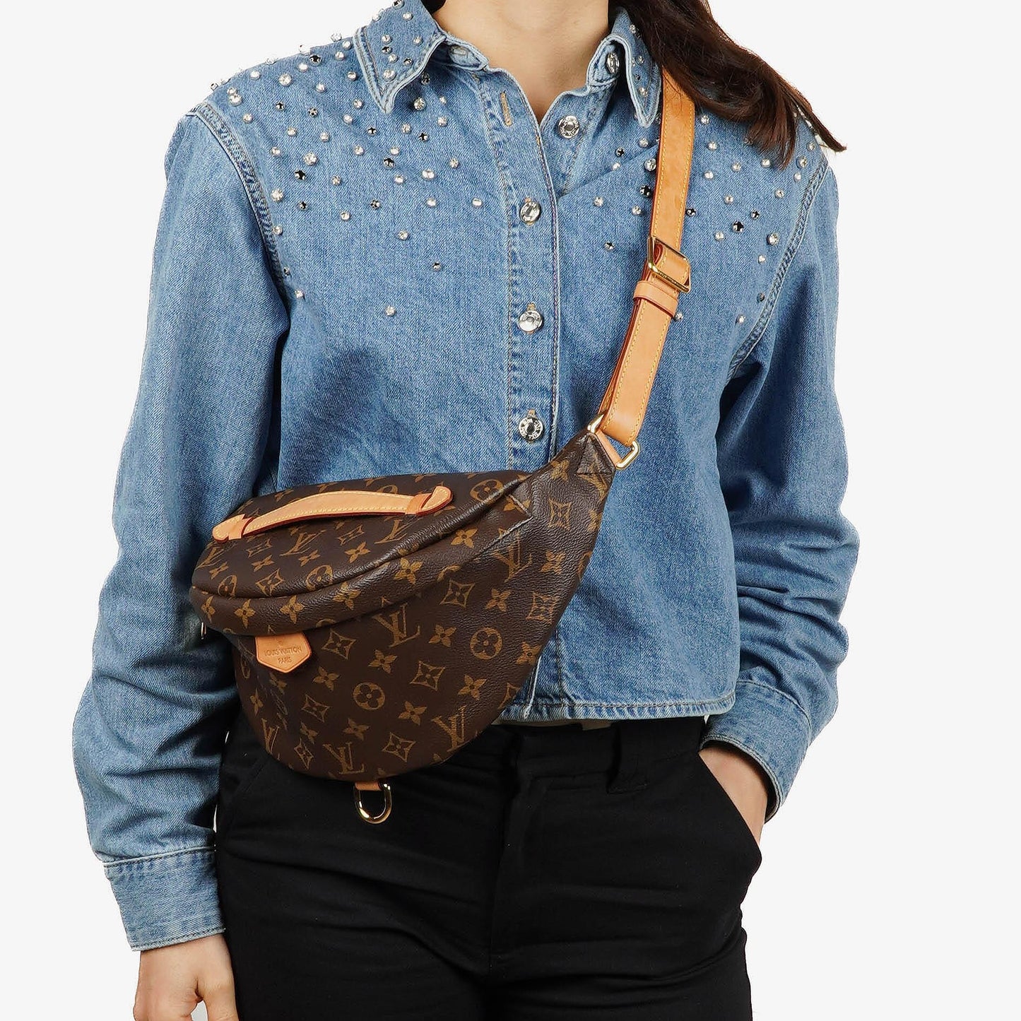 Louis Vuitton Bumbag Monogram Canvas Belt Bag