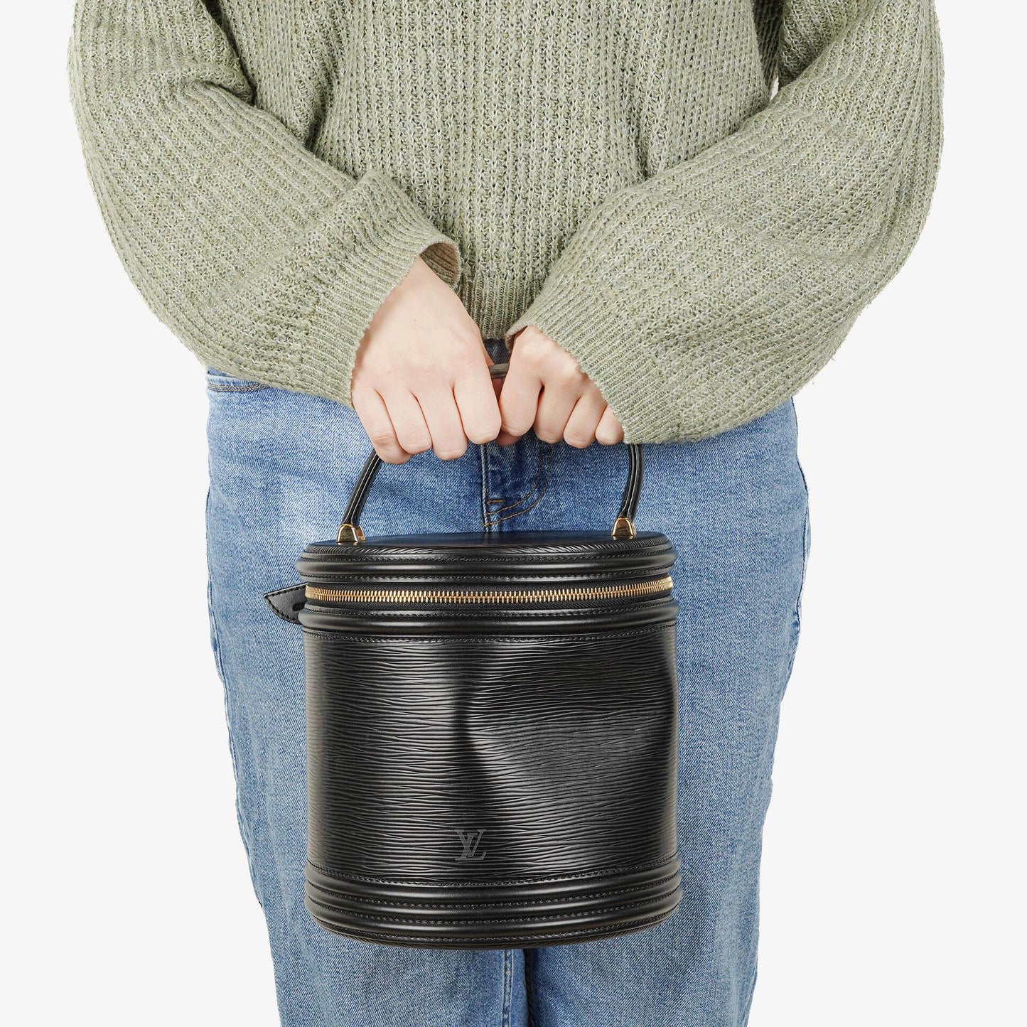 Louis Vuitton Cannes Black EPI Leather Bag