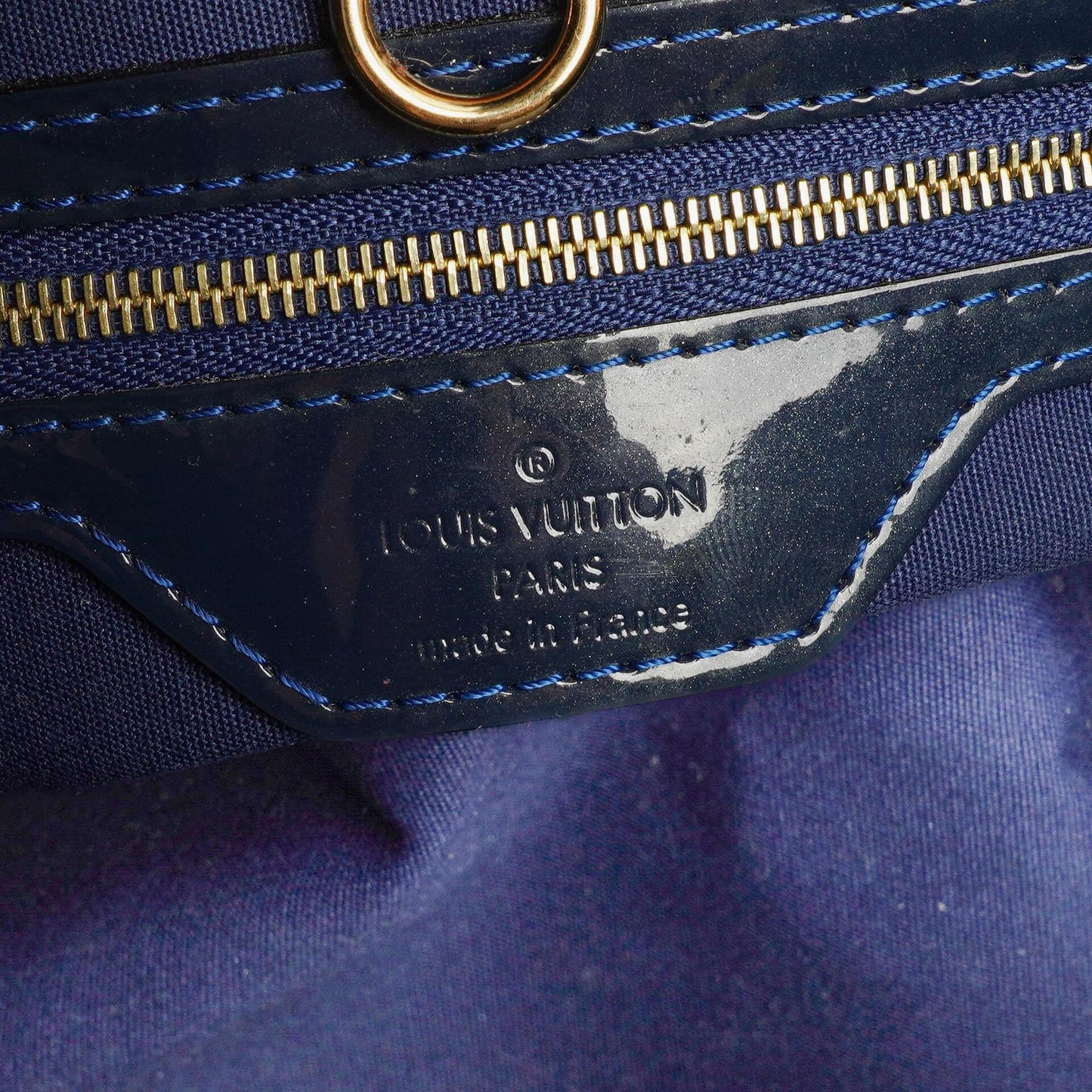 Louis Vuitton Catalina BB Vernis Grand Blue Bag