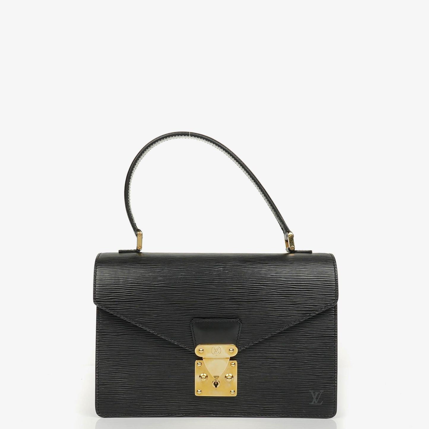 Louis Vuitton Concorde Black EPI Leather Bag