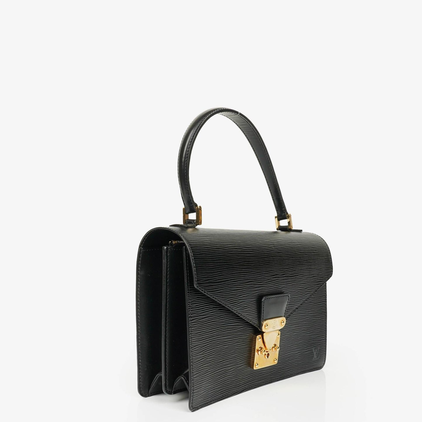 Louis Vuitton Concorde Black EPI Leather Bag