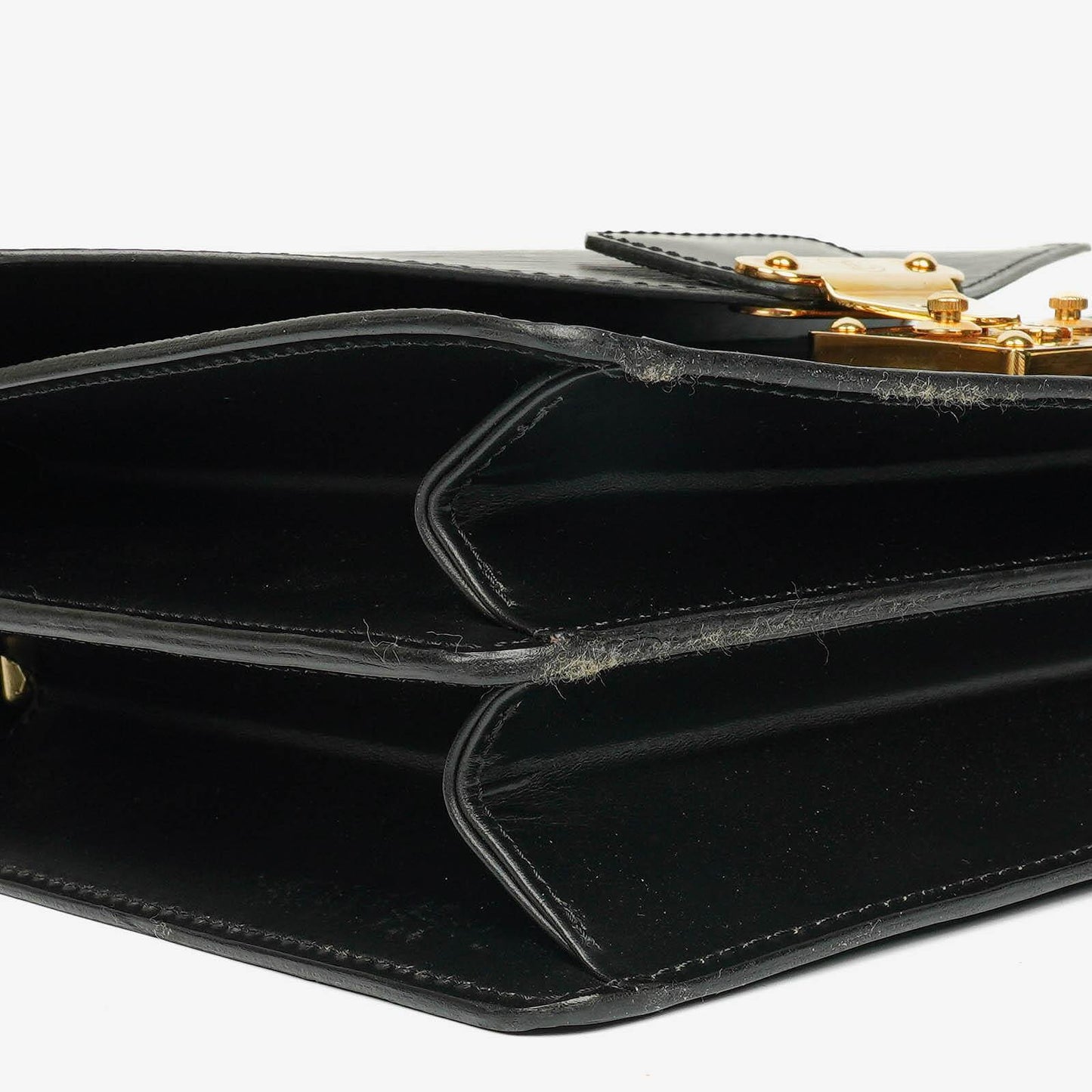 Louis Vuitton Concorde Black EPI Leather Bag