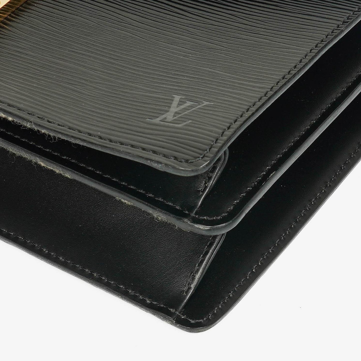 Louis Vuitton Concorde Black EPI Leather Bag