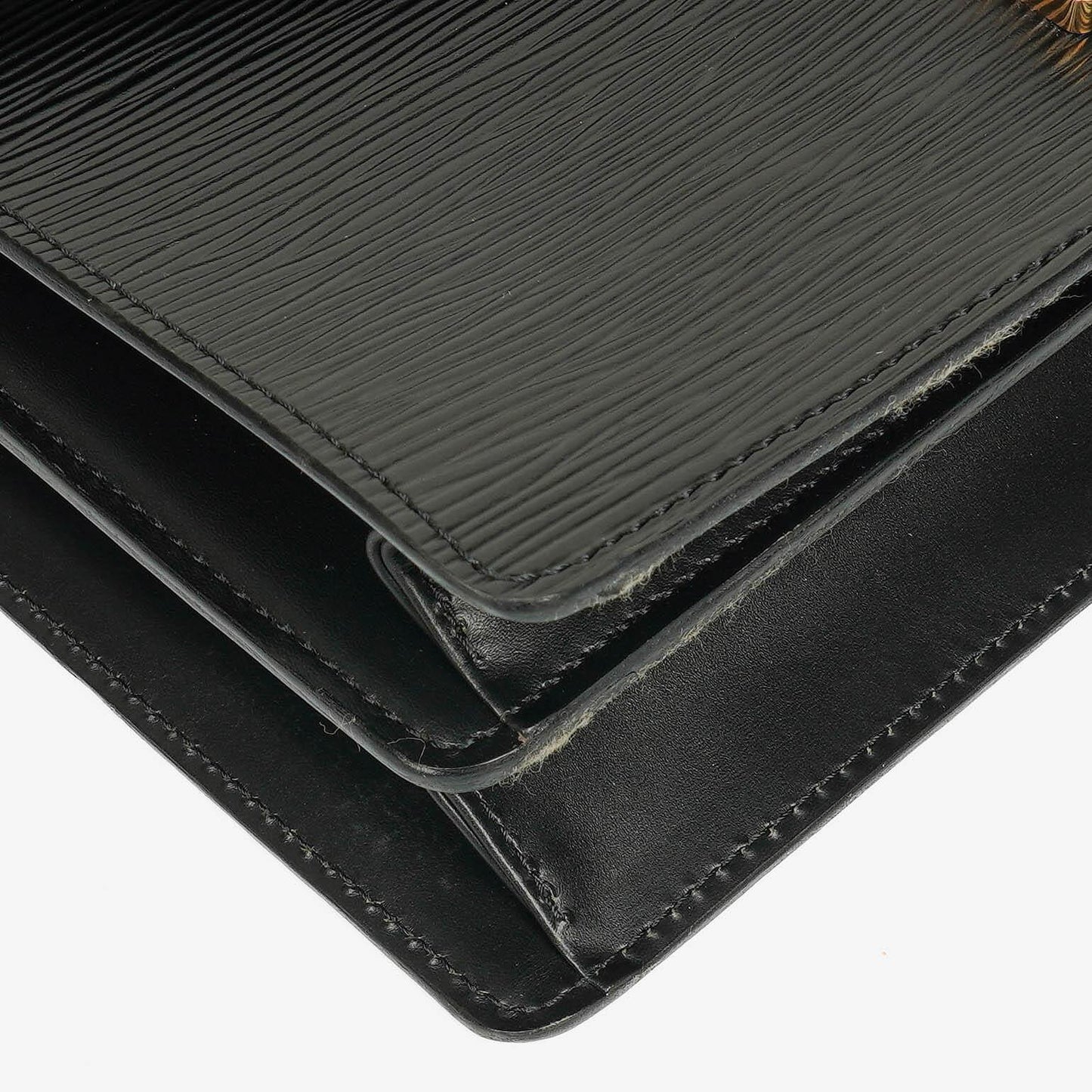 Louis Vuitton Concorde Black EPI Leather Bag