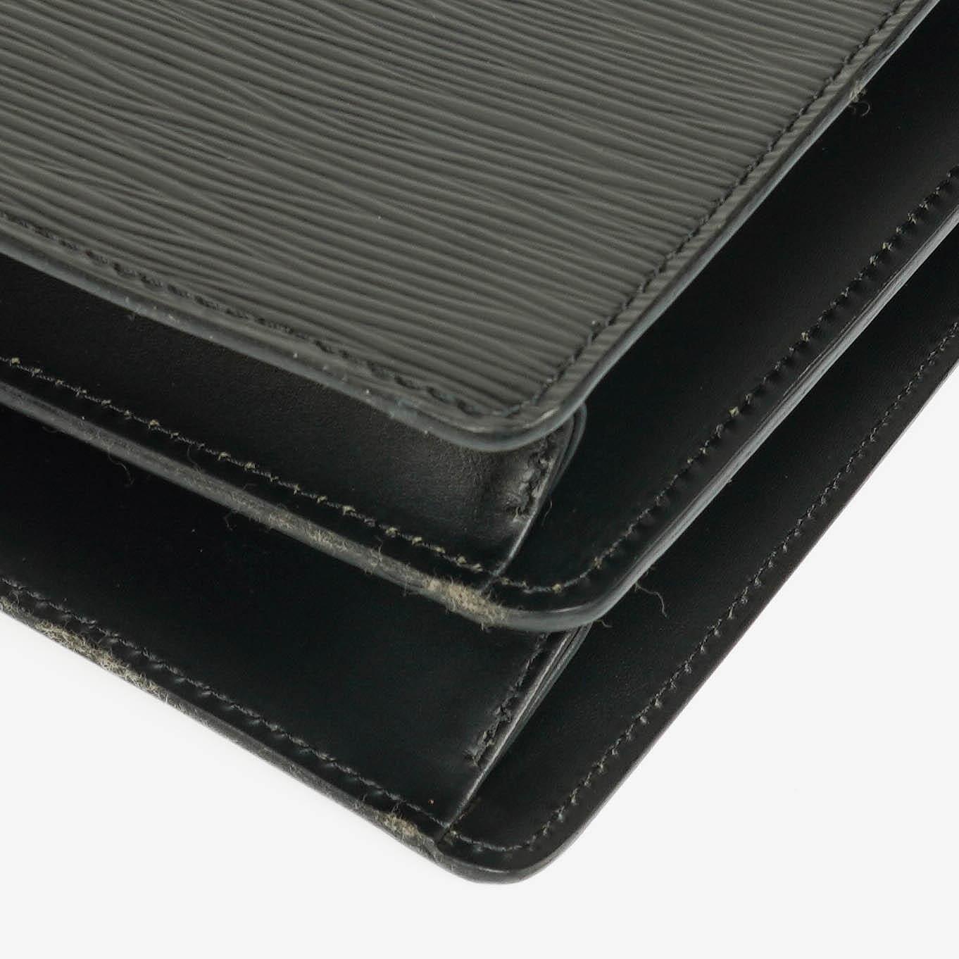 Louis Vuitton Concorde Black EPI Leather Bag