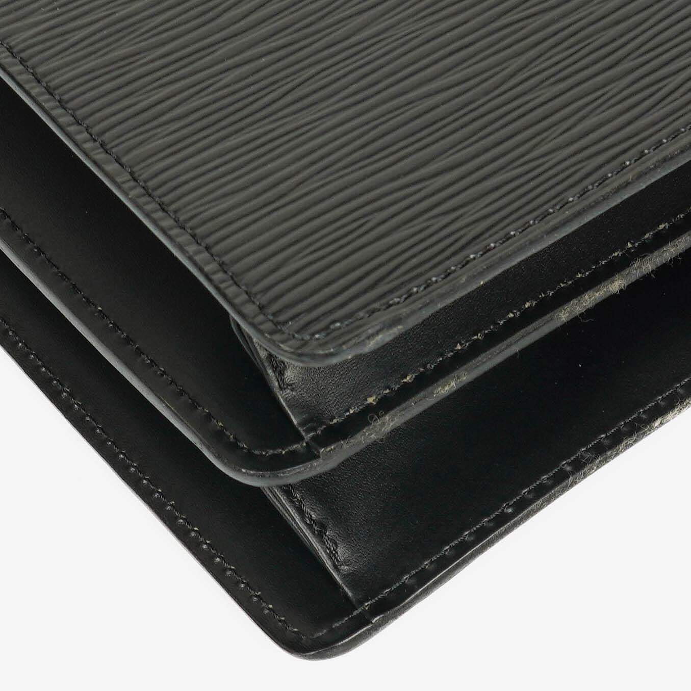 Louis Vuitton Concorde Black EPI Leather Bag