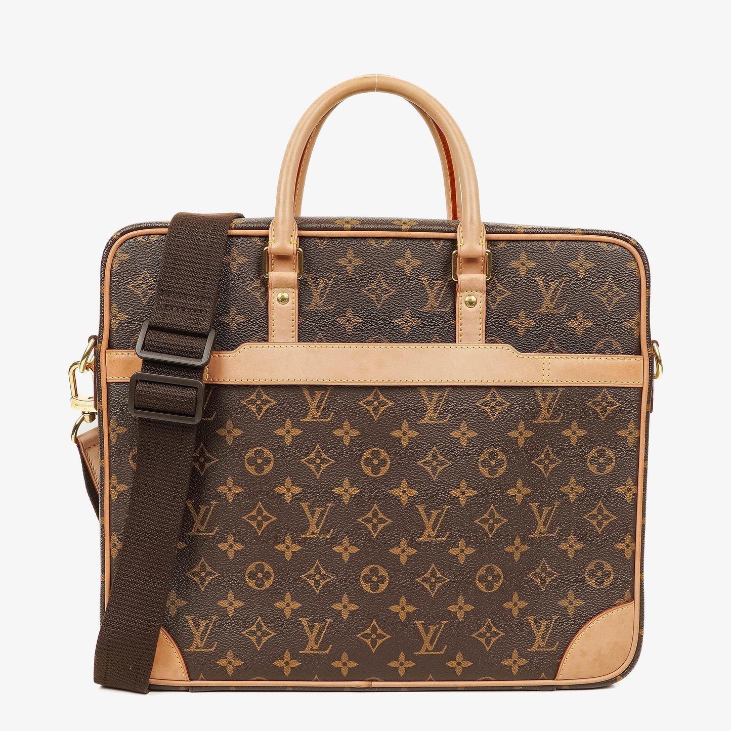Louis Vuitton Cupertino Monogram Canvas Briefcase Bag