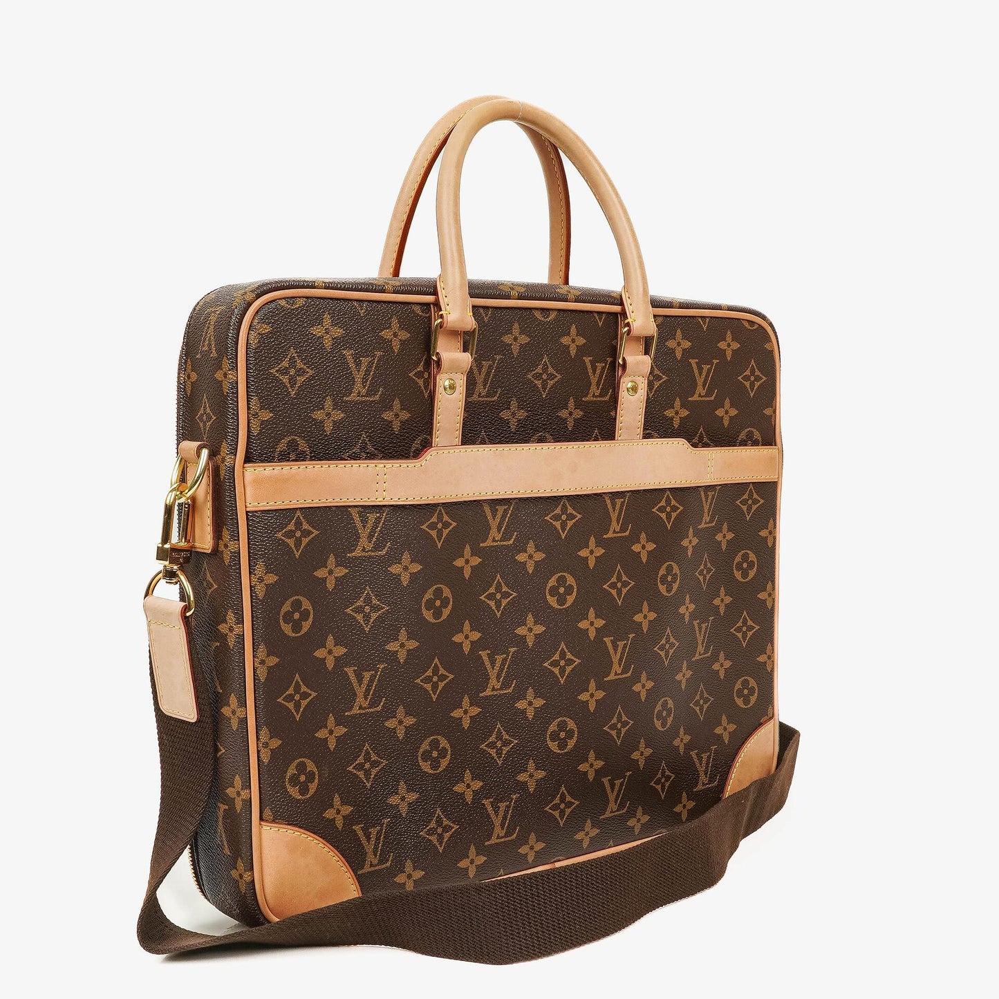 Louis Vuitton Cupertino Monogram Canvas Briefcase Bag