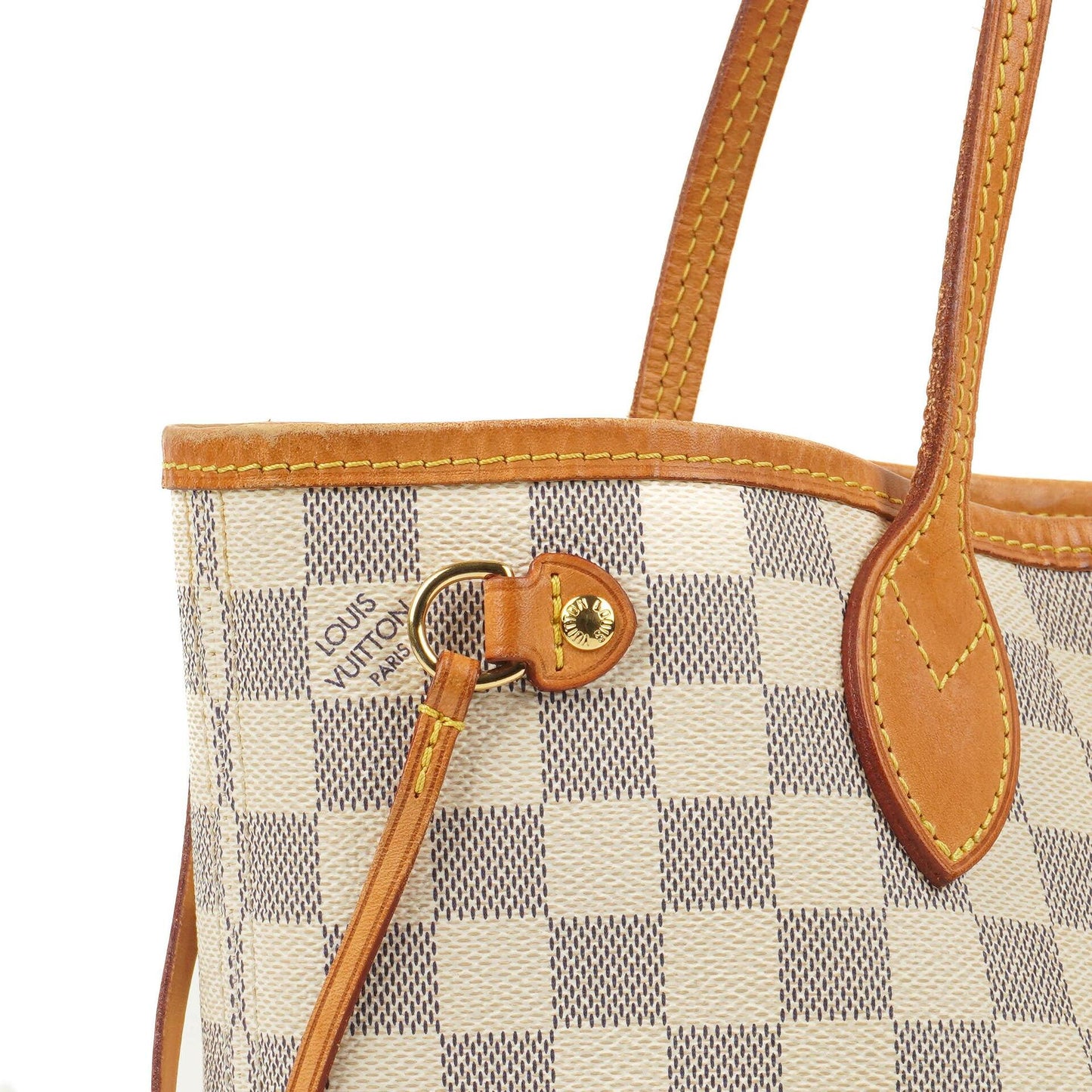 Louis Vuitton Damier Azur Coated Canvas Neverfull PM Tote Bag