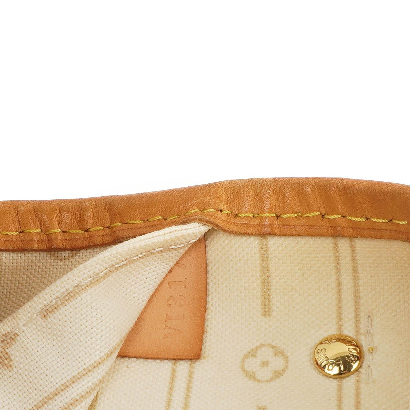 Louis Vuitton Damier Azur Coated Canvas Neverfull PM Tote Bag