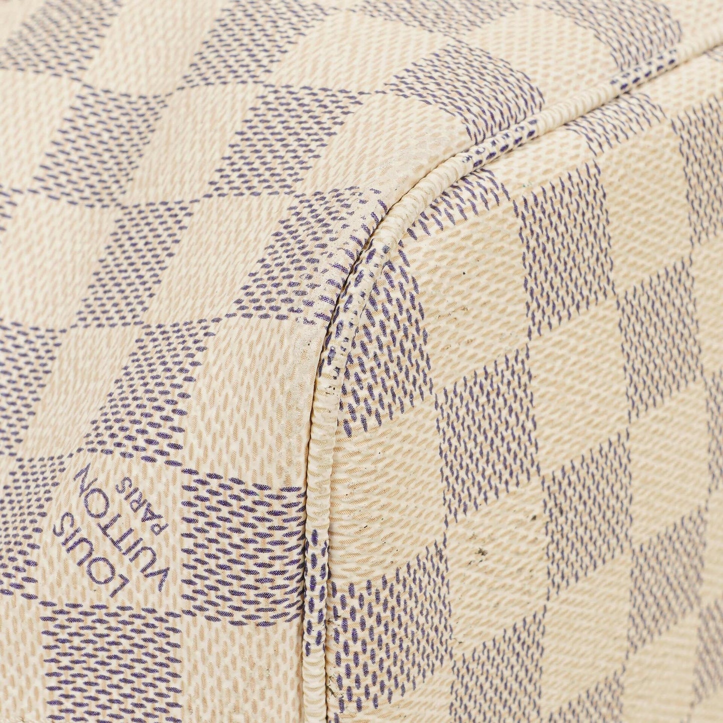 Louis Vuitton Damier Azur Coated Canvas Neverfull PM Tote Bag