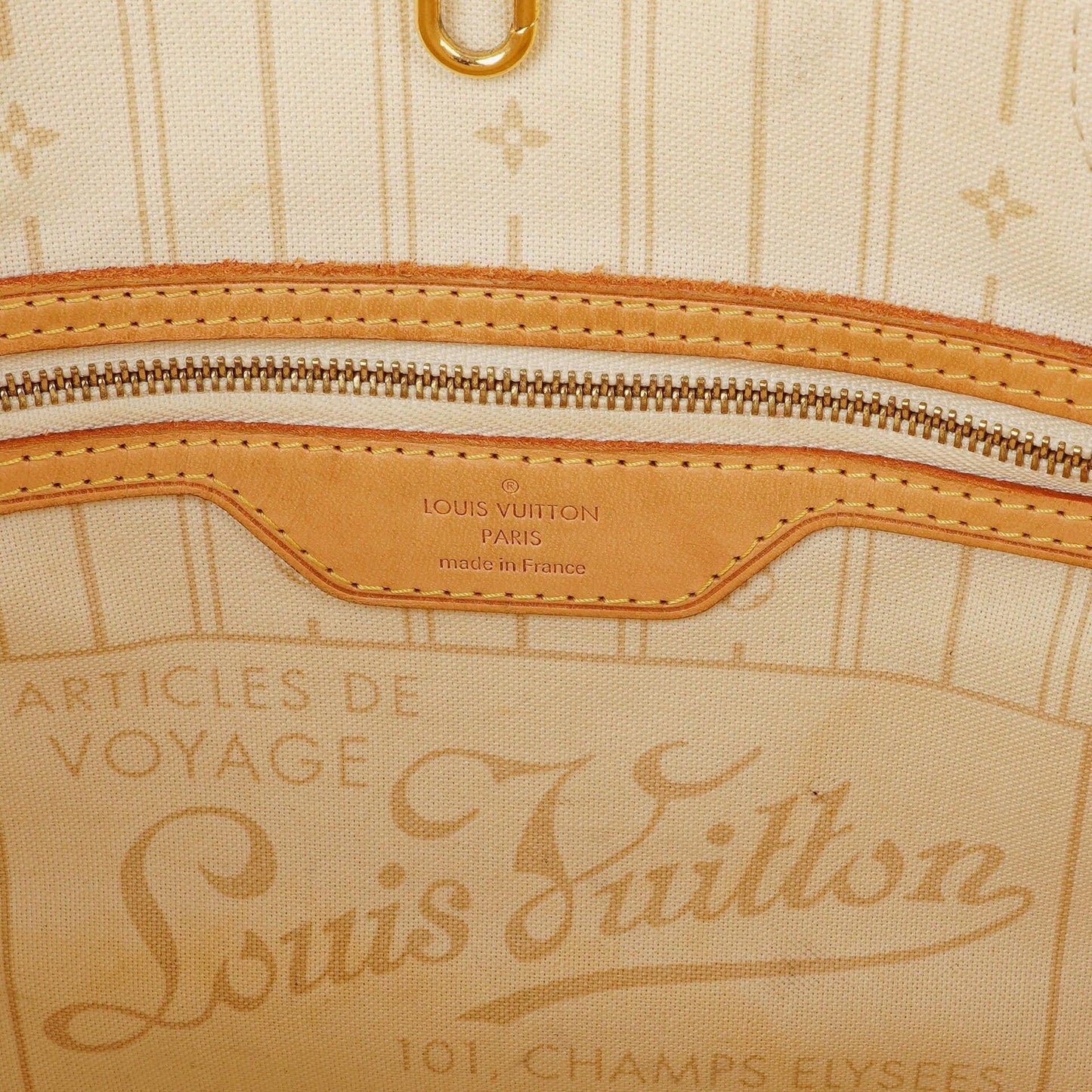 Louis Vuitton Damier Azur Coated Canvas Neverfull PM Tote Bag