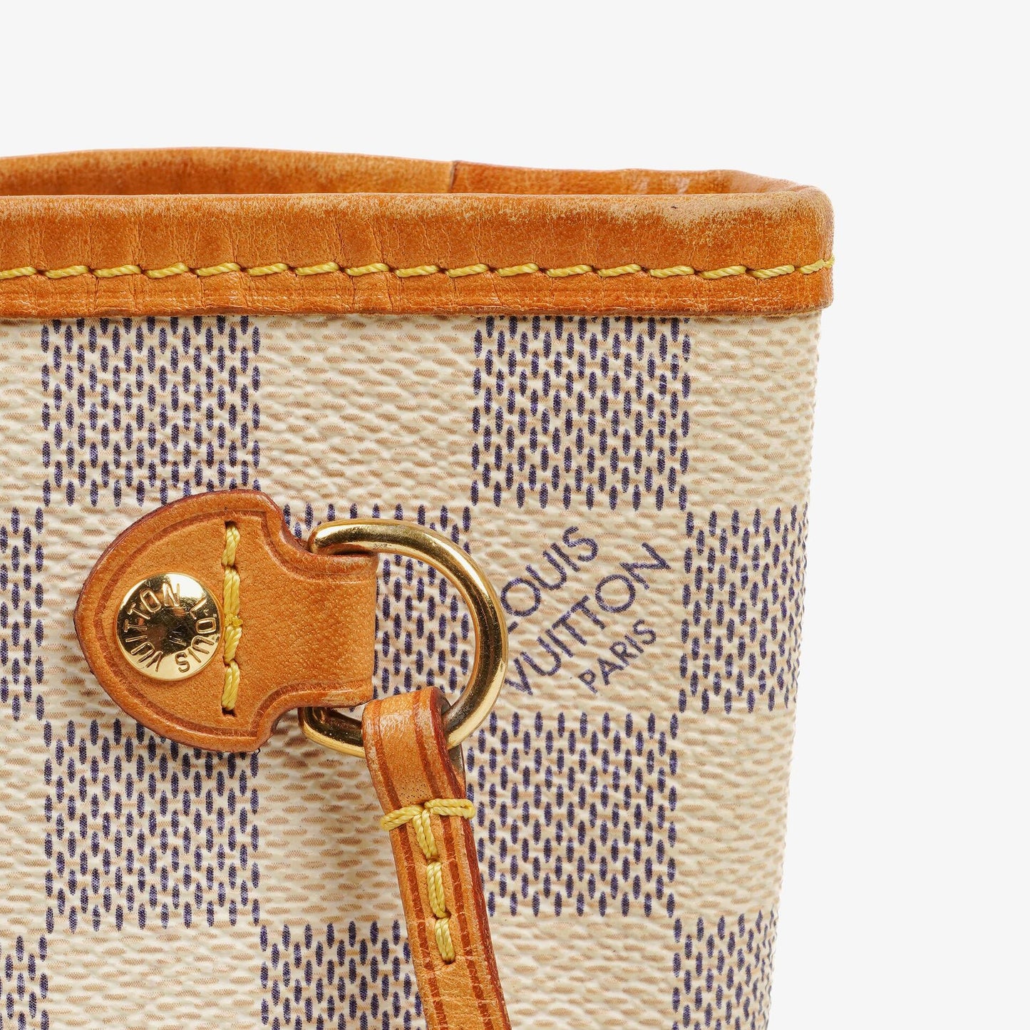 Louis Vuitton Damier Azur Coated Canvas Neverfull PM Tote Bag