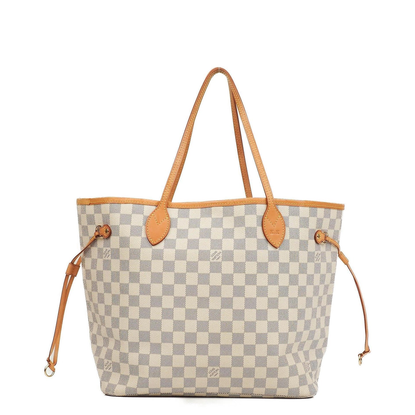 Louis Vuitton Damier Azur Coated Neverfull MM Tote Bag