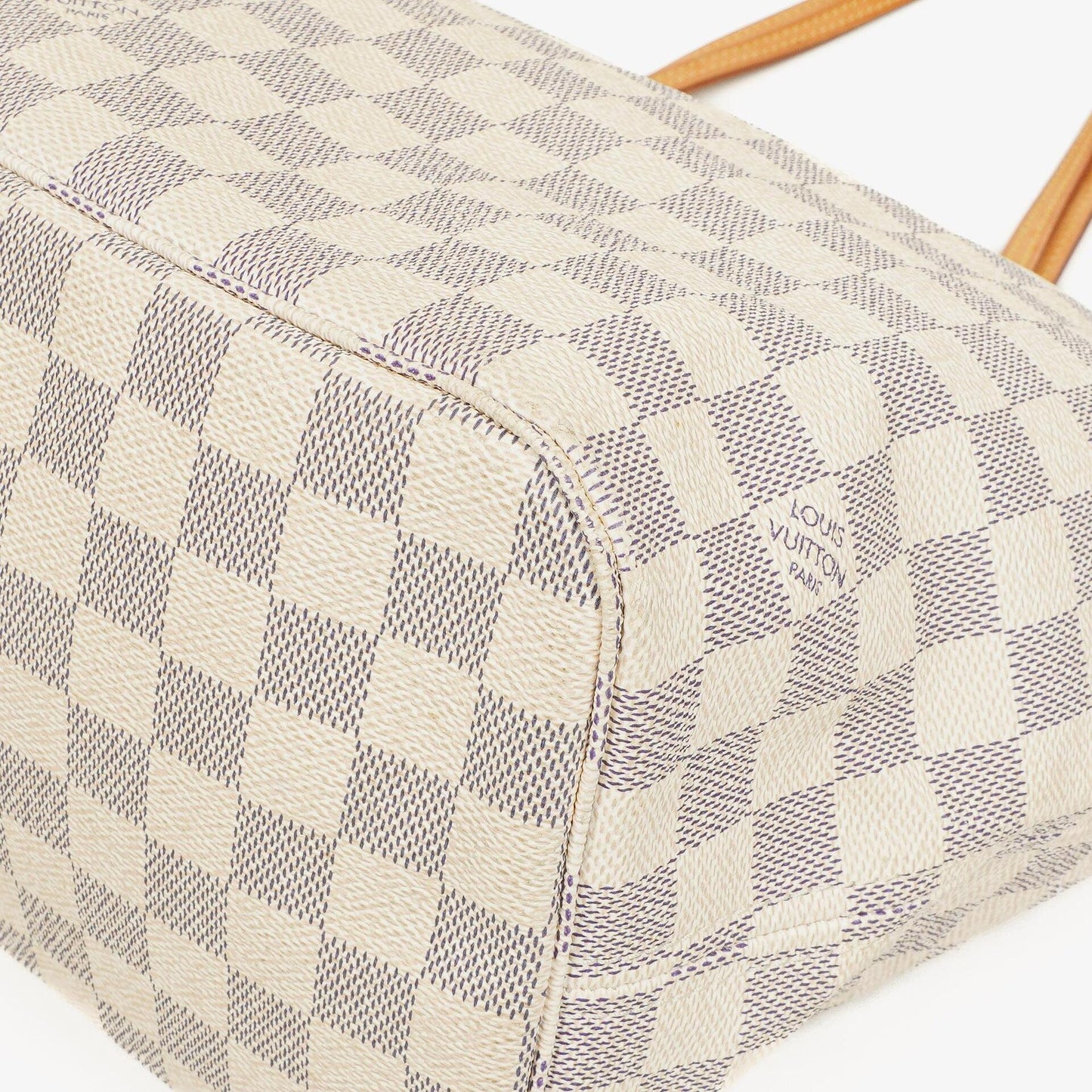 Louis Vuitton Damier Azur Coated Neverfull MM Tote Bag