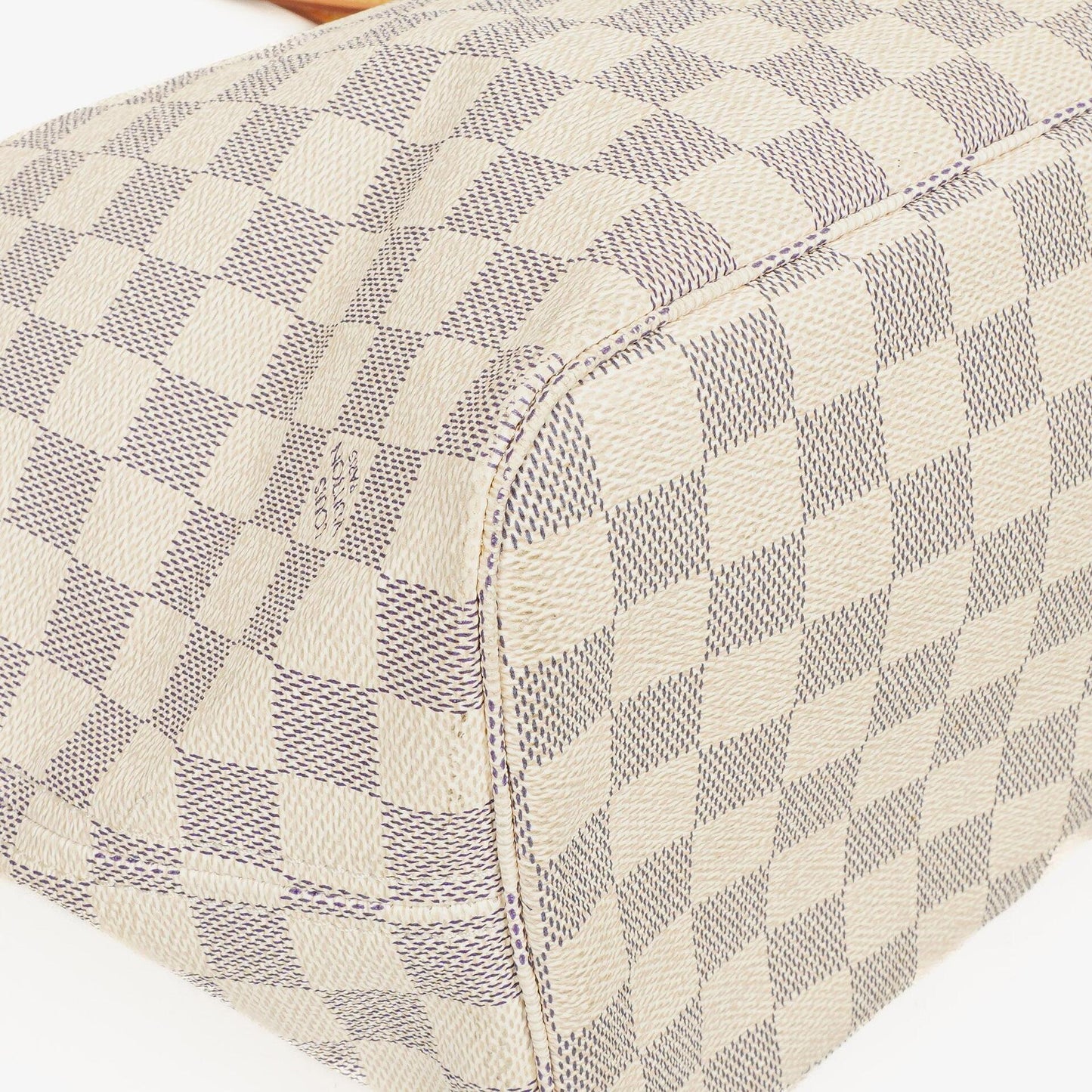 Louis Vuitton Damier Azur Coated Neverfull MM Tote Bag