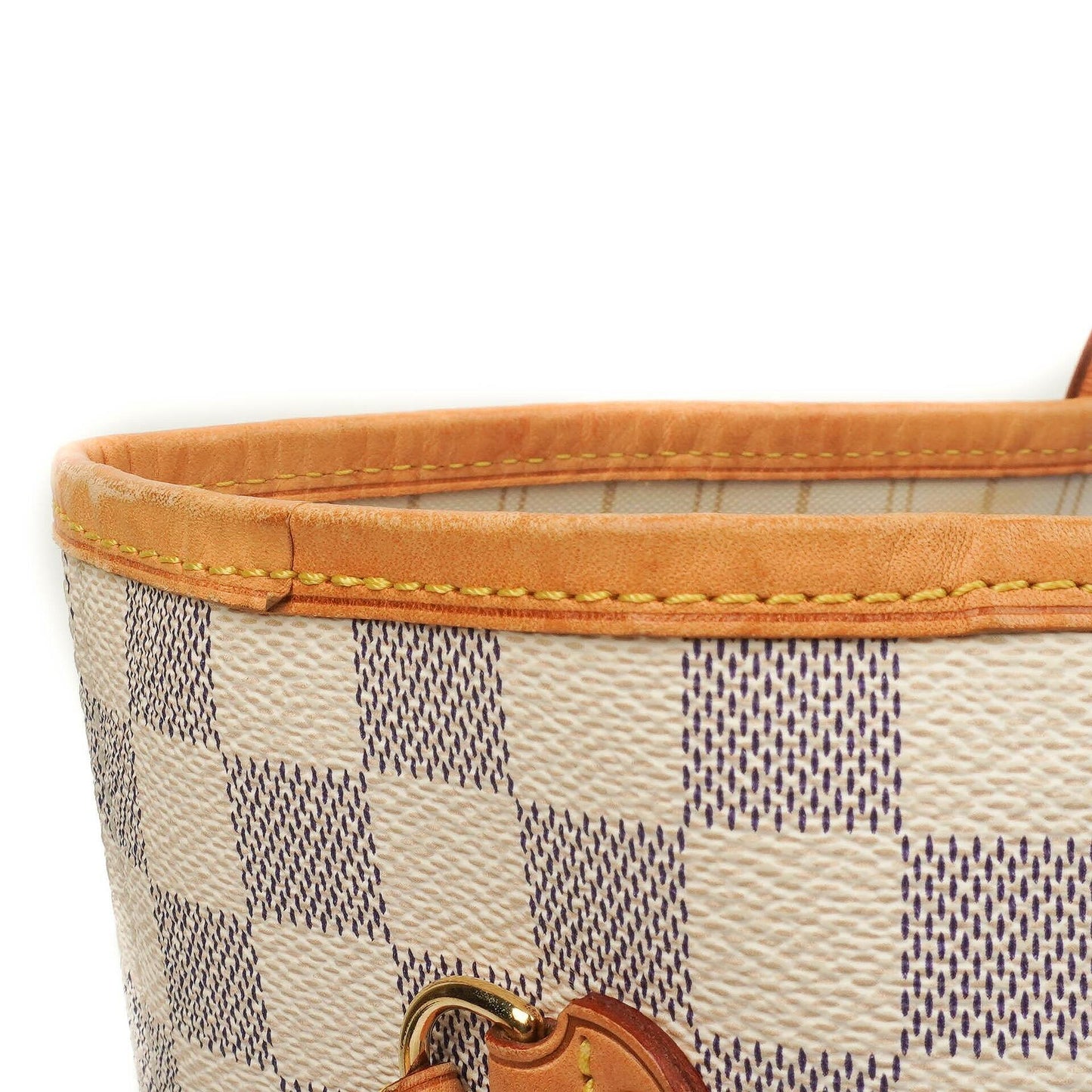 Louis Vuitton Damier Azur Coated Neverfull MM Tote Bag