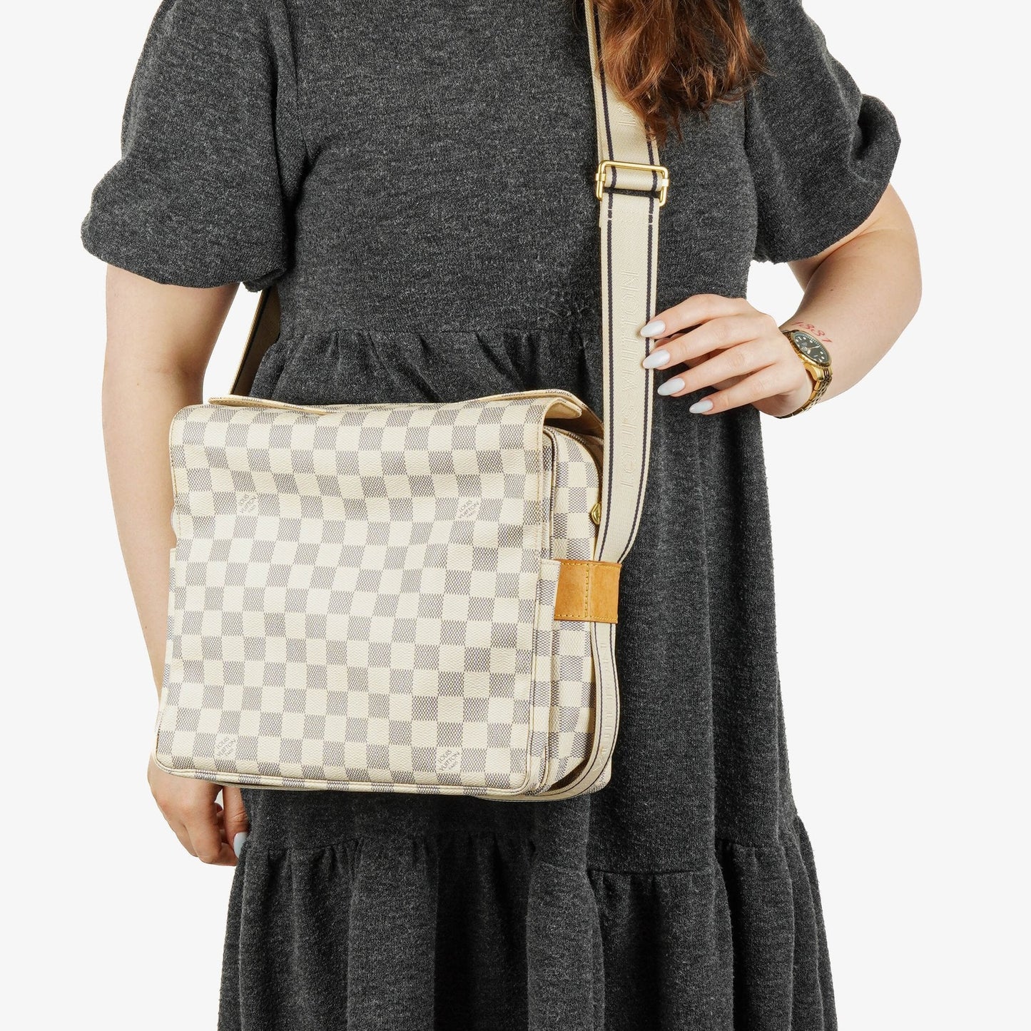 Louis Vuitton Damier Azur Naviglio Bag