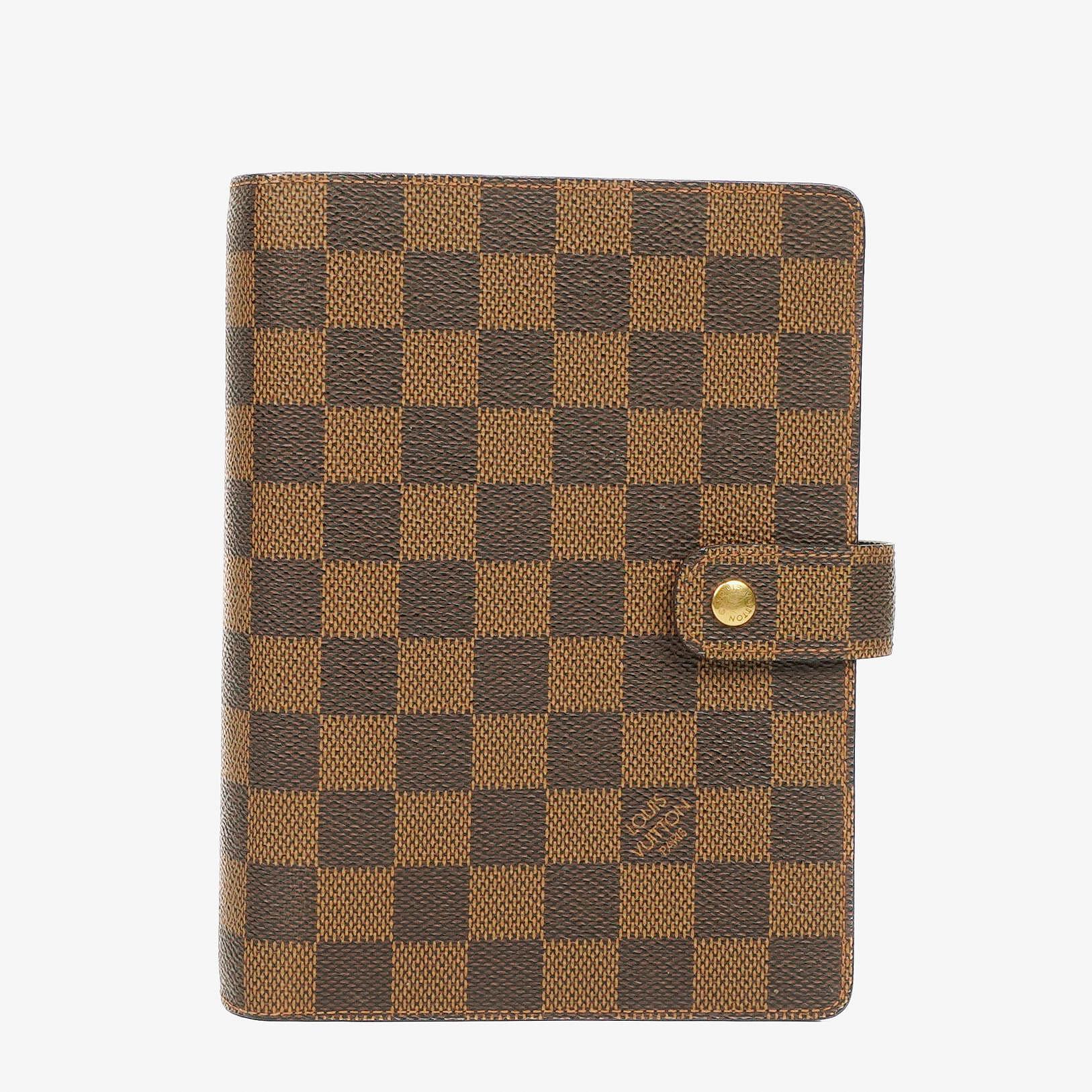Louis Vuitton Damier Ebene Medium Ring Agenda