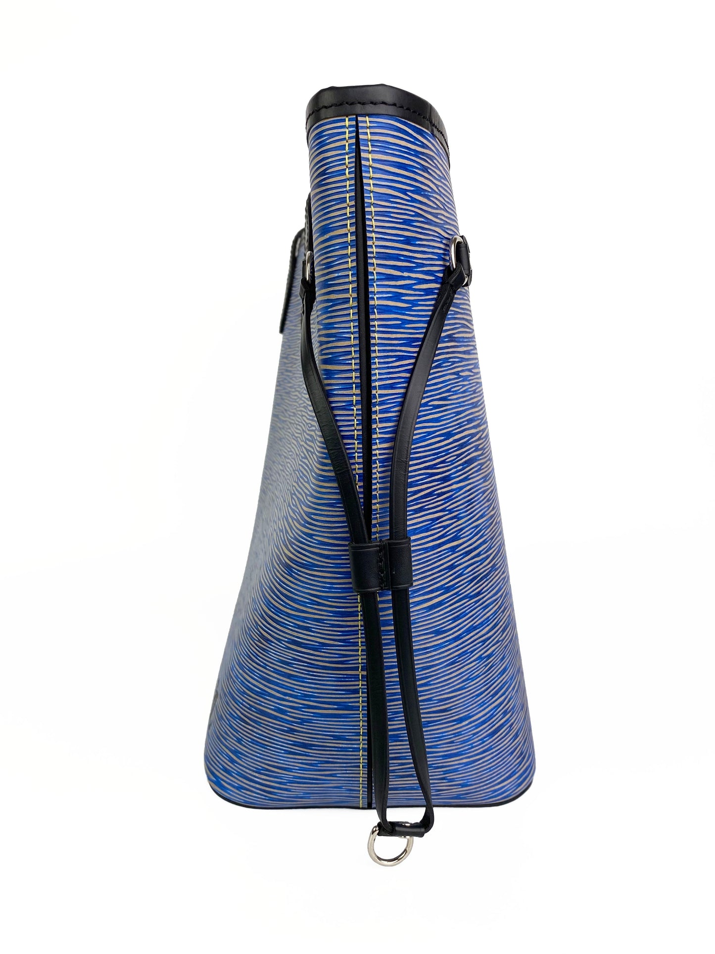 Louis Vuitton Blue Denim Epi Neverfull MM Bag
