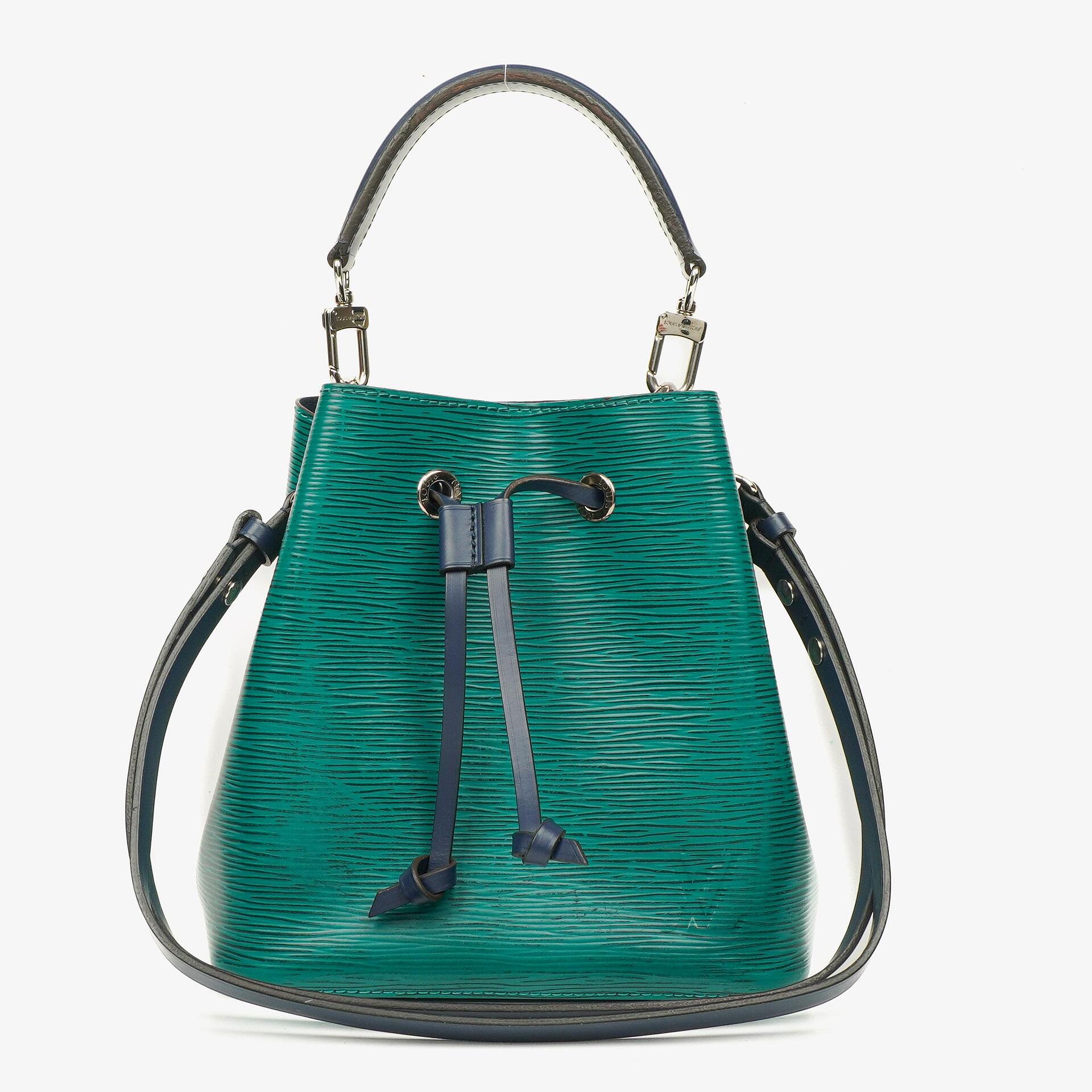 Louis Vuitton Emerald Green Indigo Epi Neonoe BB Bag