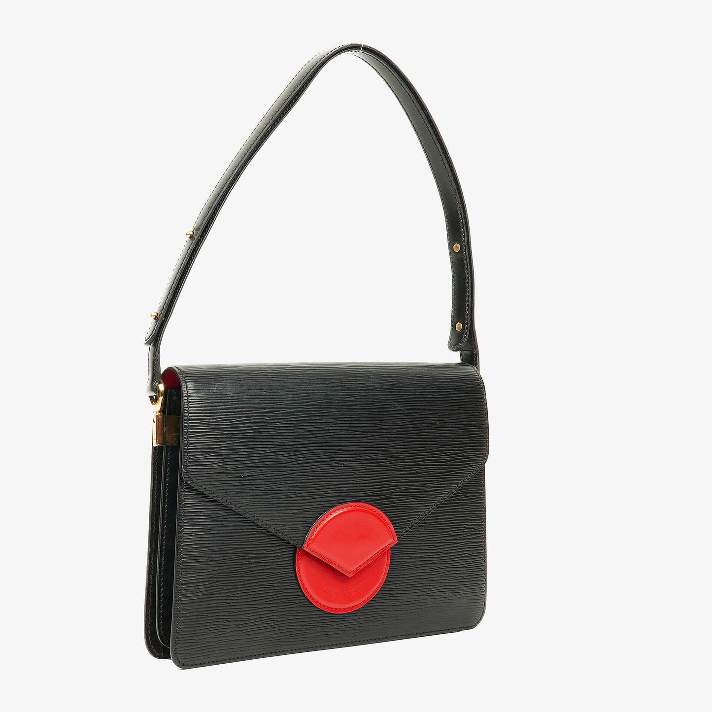 Louis Vuitton Epi Leather Black Red Hoche Shoulder Bag