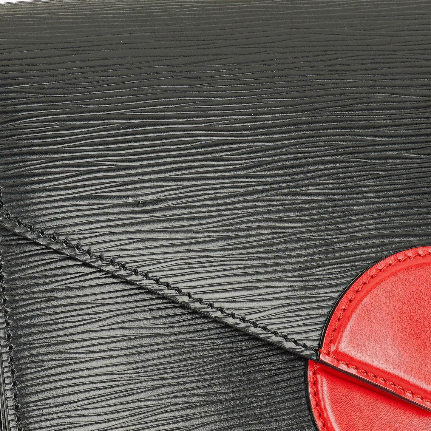 Louis Vuitton Epi Leather Black Red Hoche Shoulder Bag