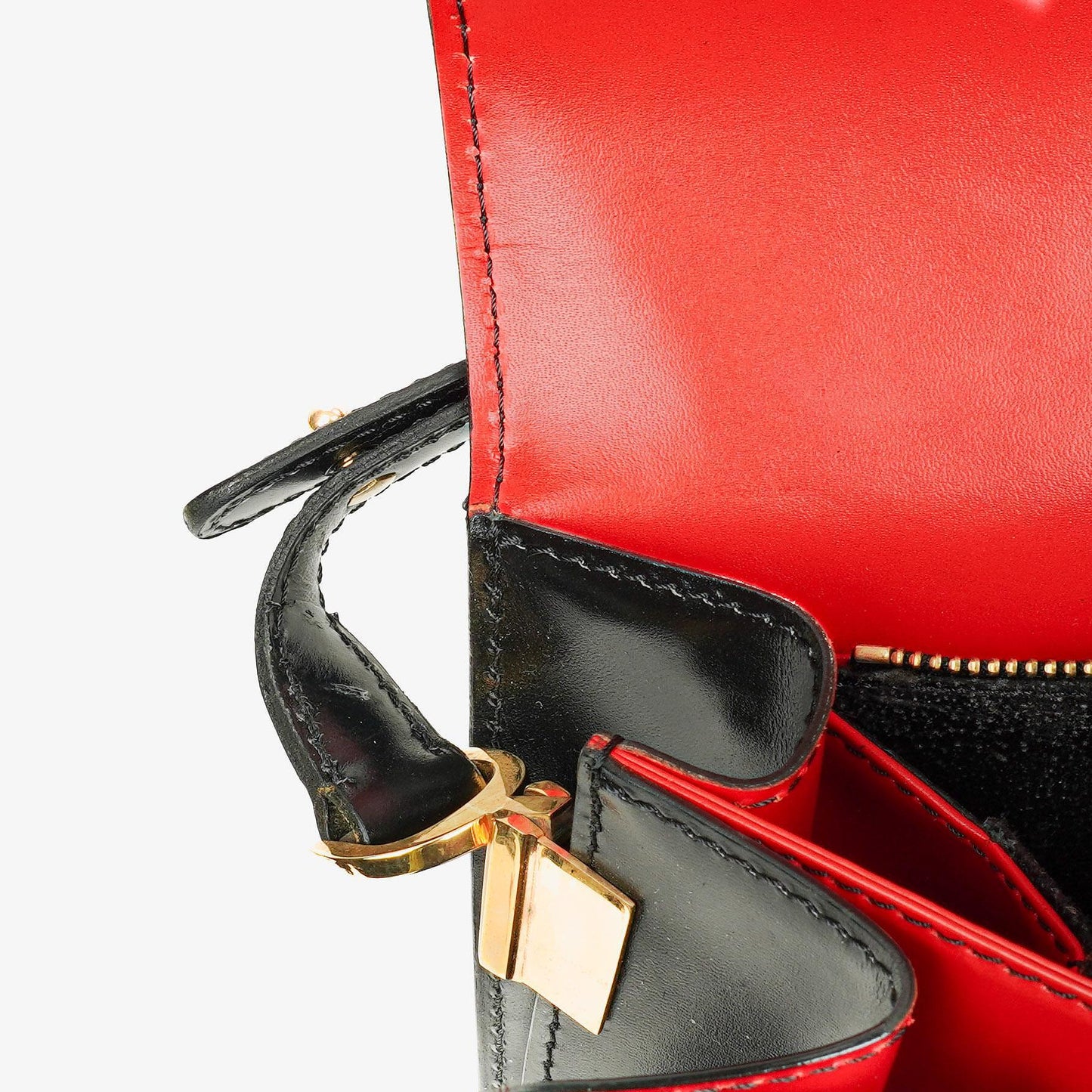 Louis Vuitton Epi Leather Black Red Hoche Shoulder Bag
