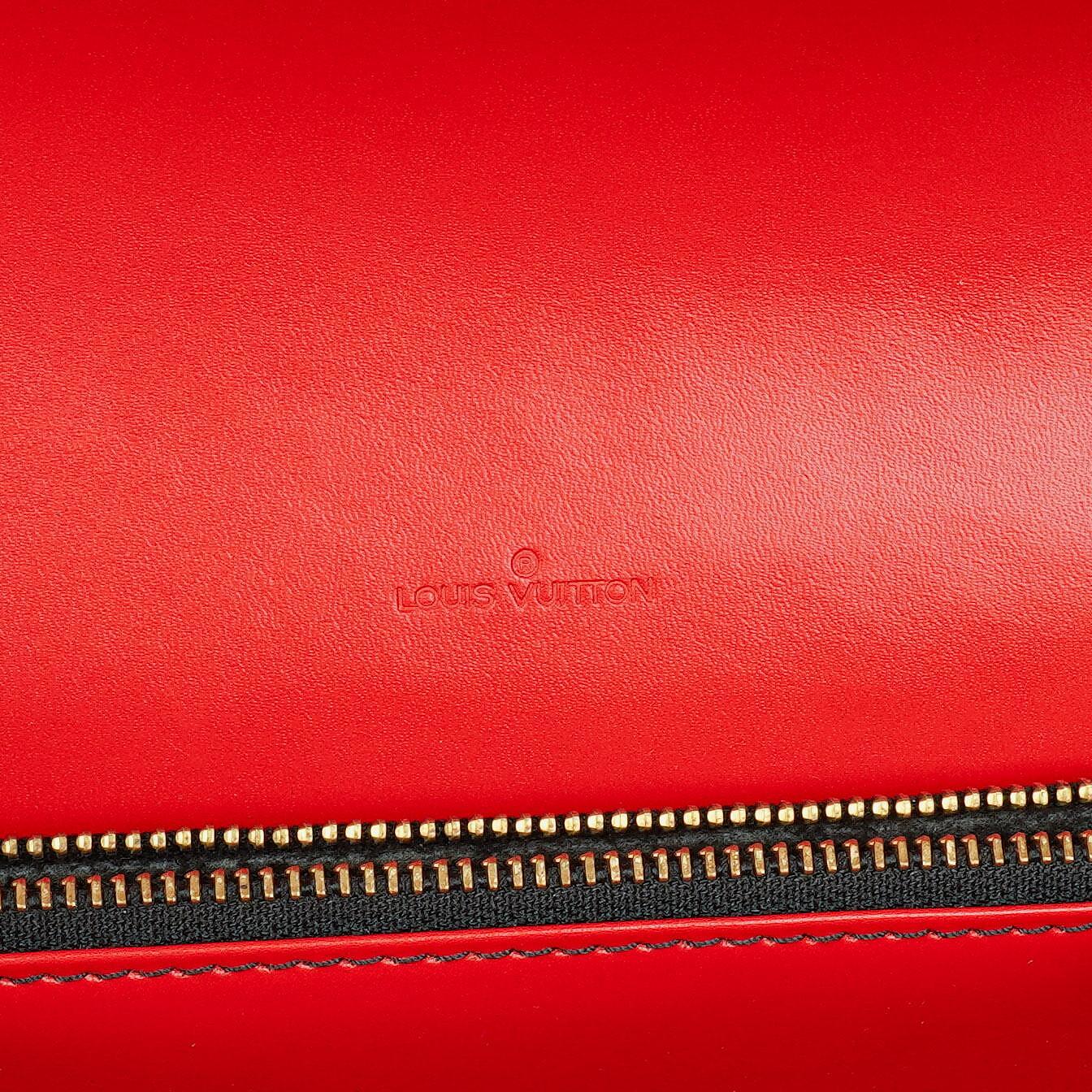 Louis Vuitton Epi Leather Black Red Hoche Shoulder Bag