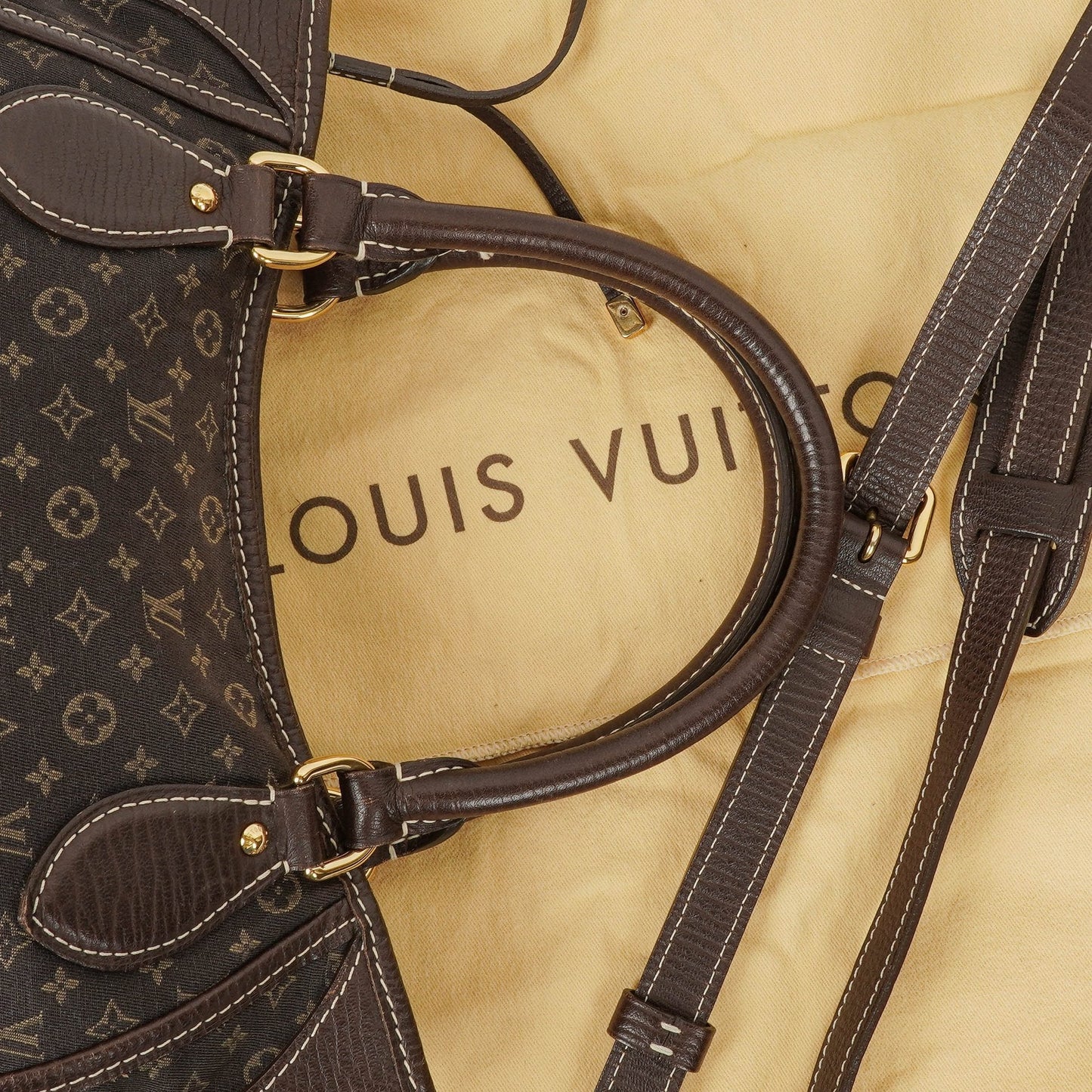 Louis Vuitton Fusain Idylle Angele Monogram Shoulder Bag