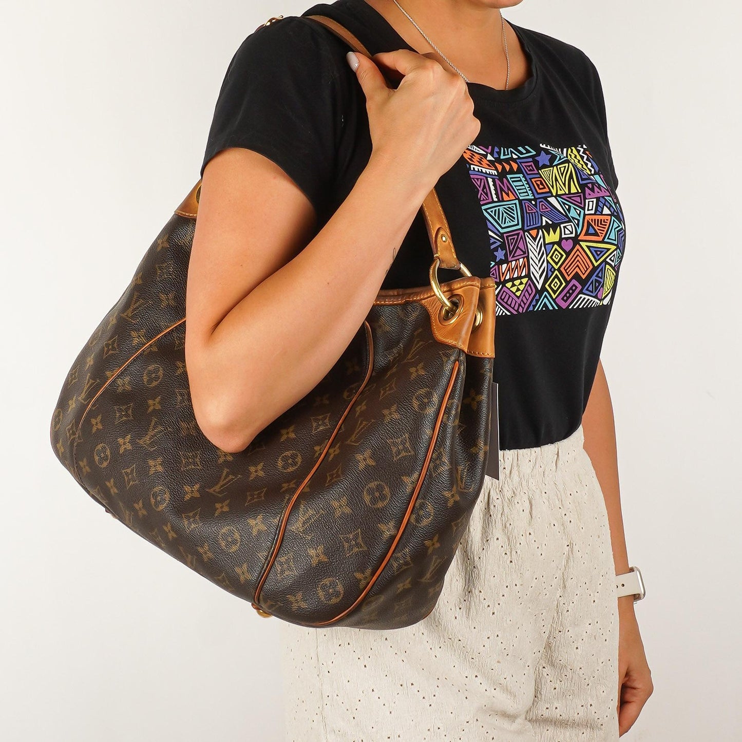 Louis Vuitton Galliera PM Monogram Canvas Shoulder Bag
