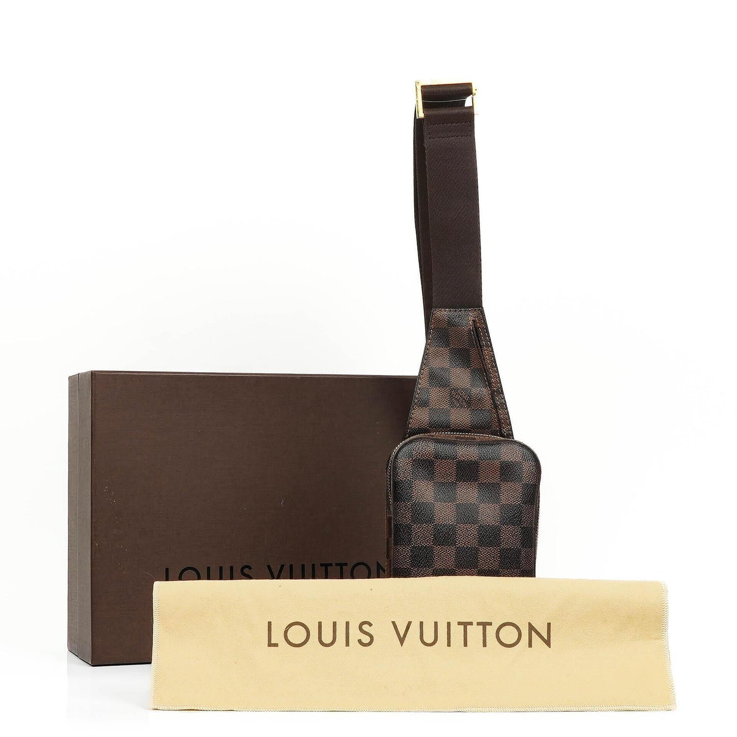 Louis Vuitton Geronimos Damier Ebene Canvas Crossbody Waist Bag, 2010