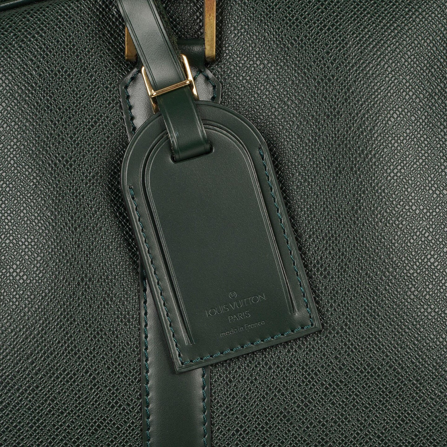 Louis Vuitton Helanga 1 Poche Epicea Taiga Leather Travel Bag
