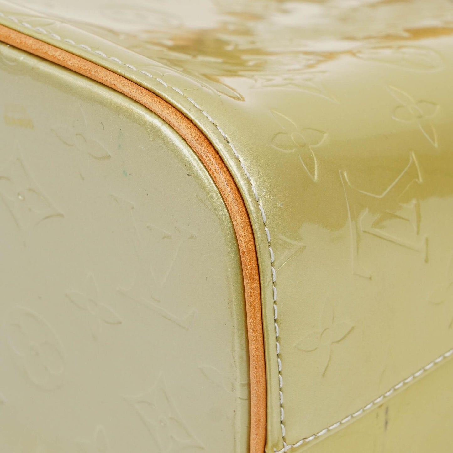 Louis Vuitton Houston Green Vernis Shoulder Bag