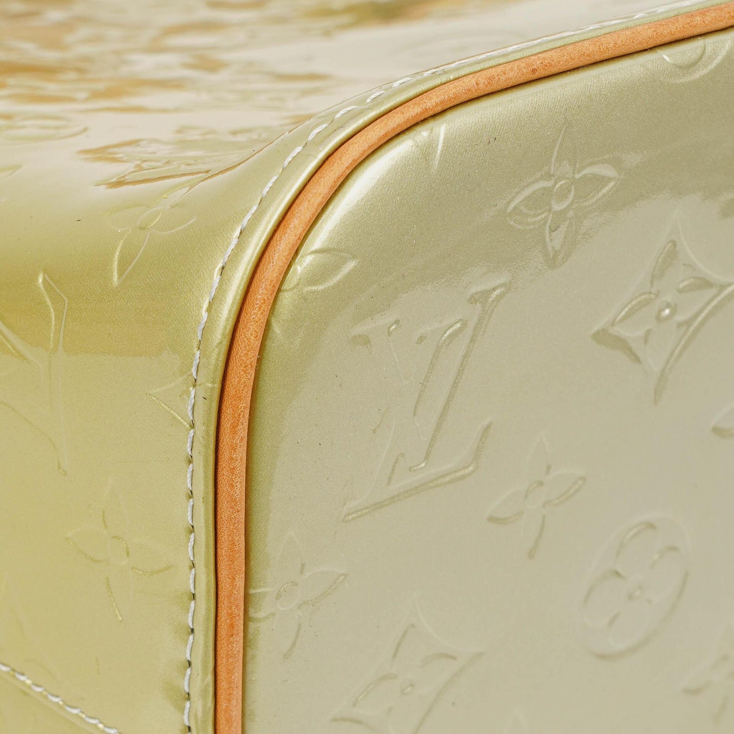 Louis Vuitton Houston Green Vernis Shoulder Bag