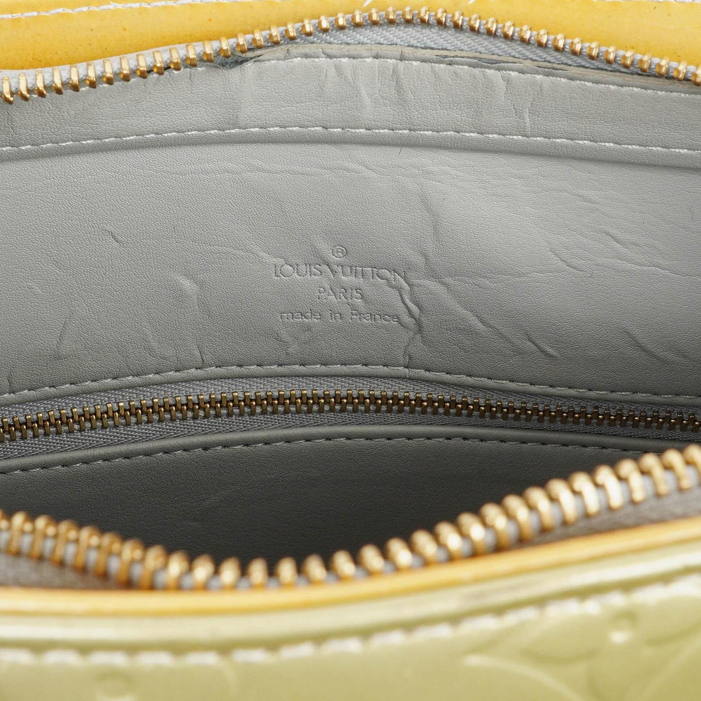 Louis Vuitton Houston Green Vernis Shoulder Bag