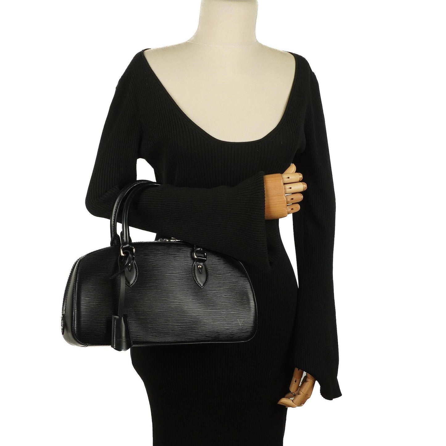 Louis Vuitton Jasmin Black EPI Leather Handbag