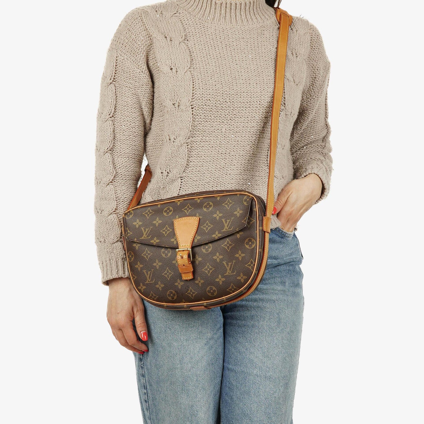 Louis Vuitton Jeune Fille GM Monogram Canvas Crossbody Bag